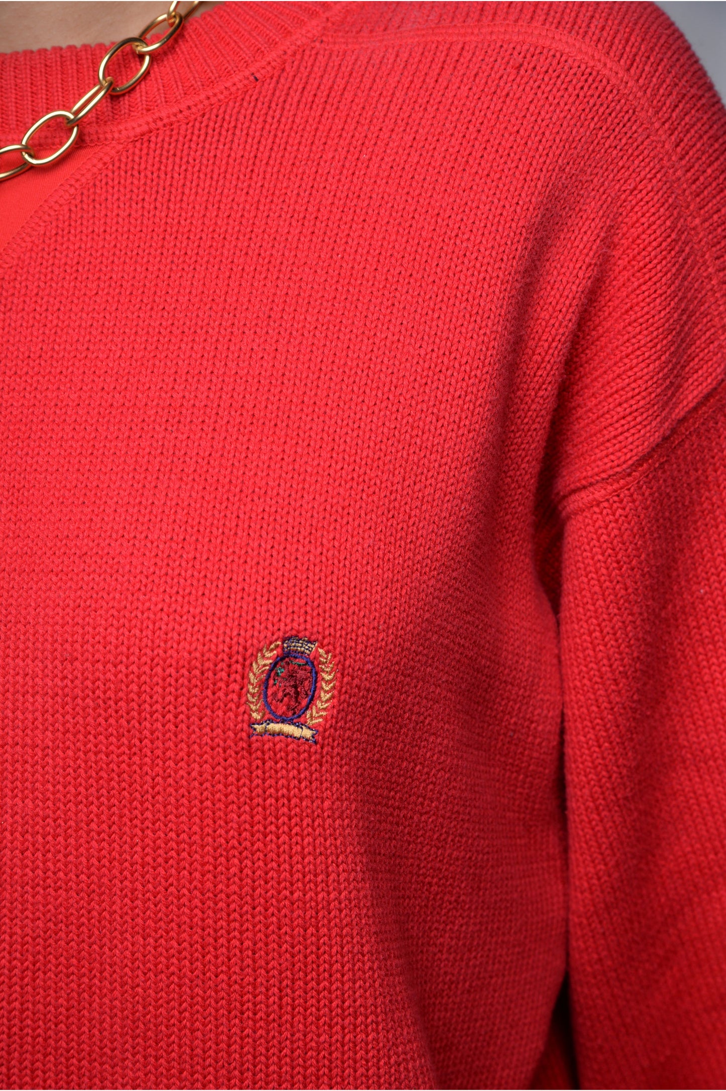 Red Tommy Hilfiger Sweater