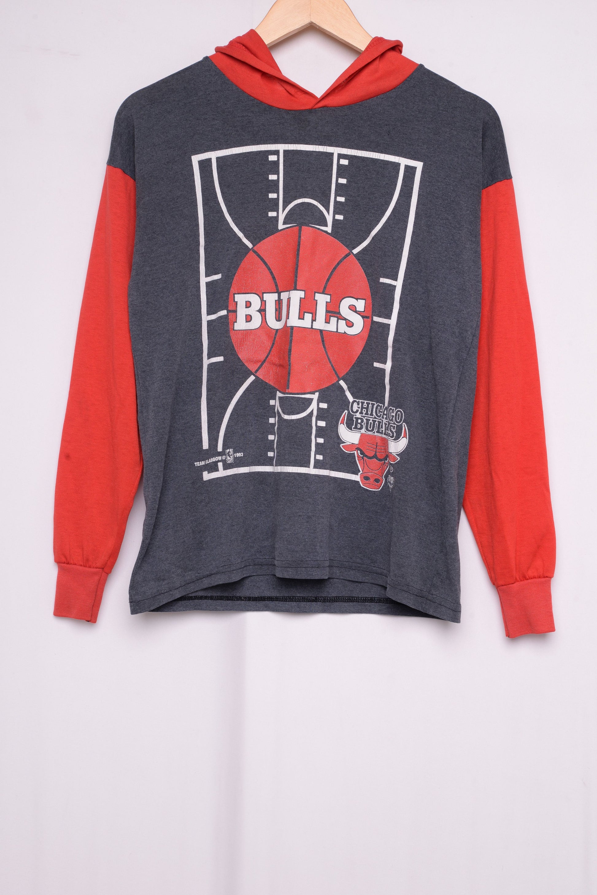 Touch Womens Chicago Bulls Sweatshirt, Grey, Medium