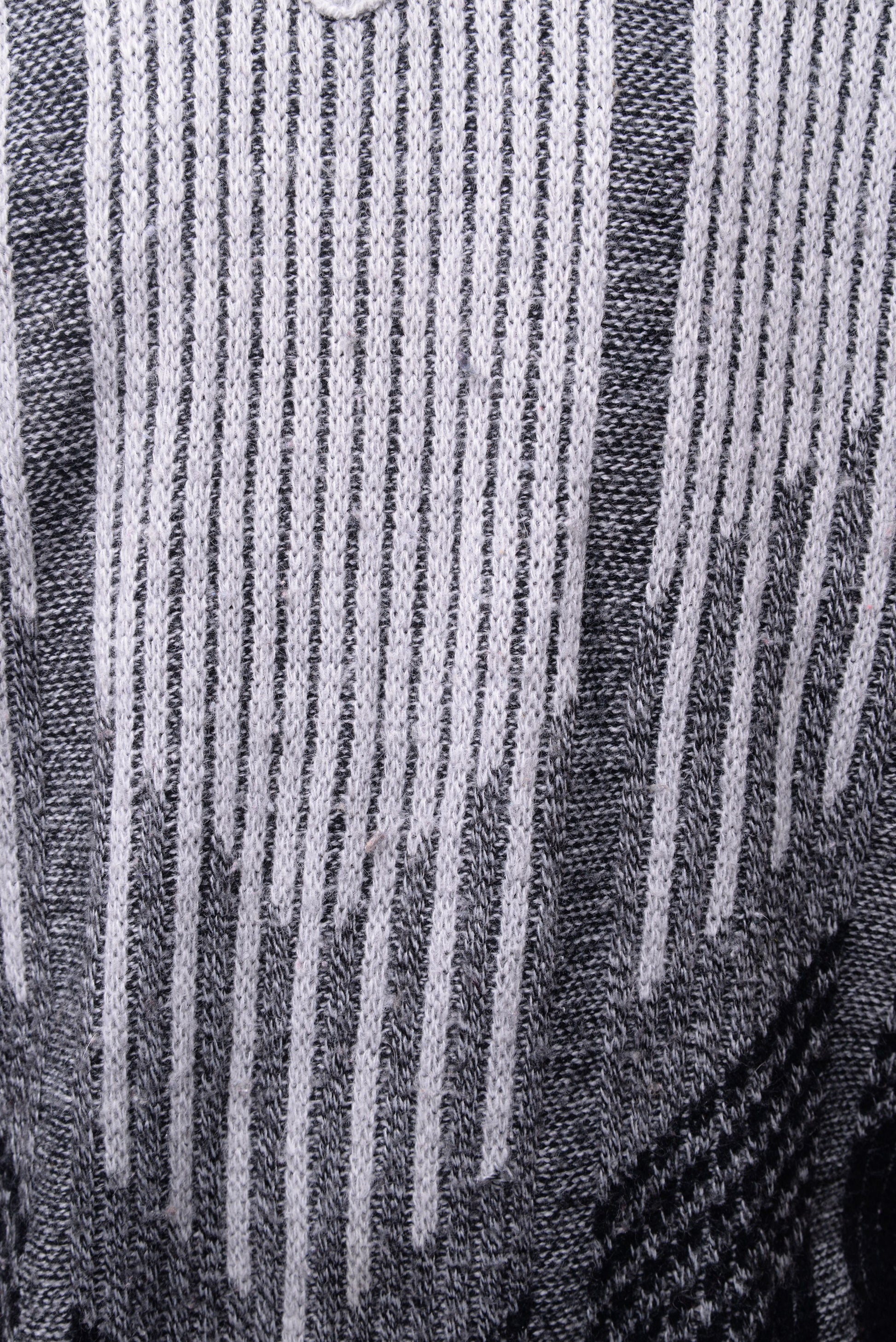 Geometric Grayscale Sweater Vest