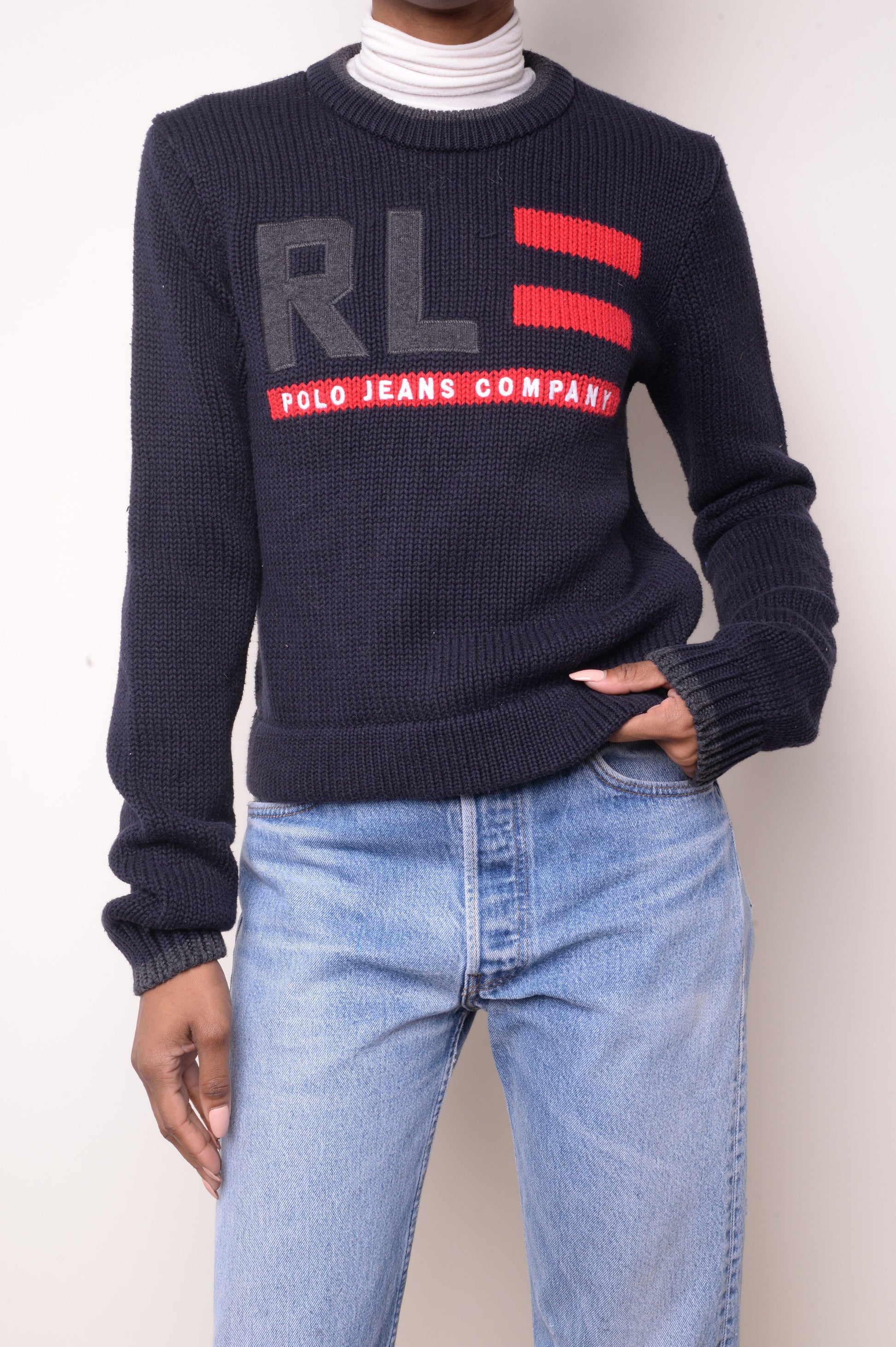 Centrum mistænksom Typisk RL Polo Jeans Sweater Free Shipping - The Vintage Twin