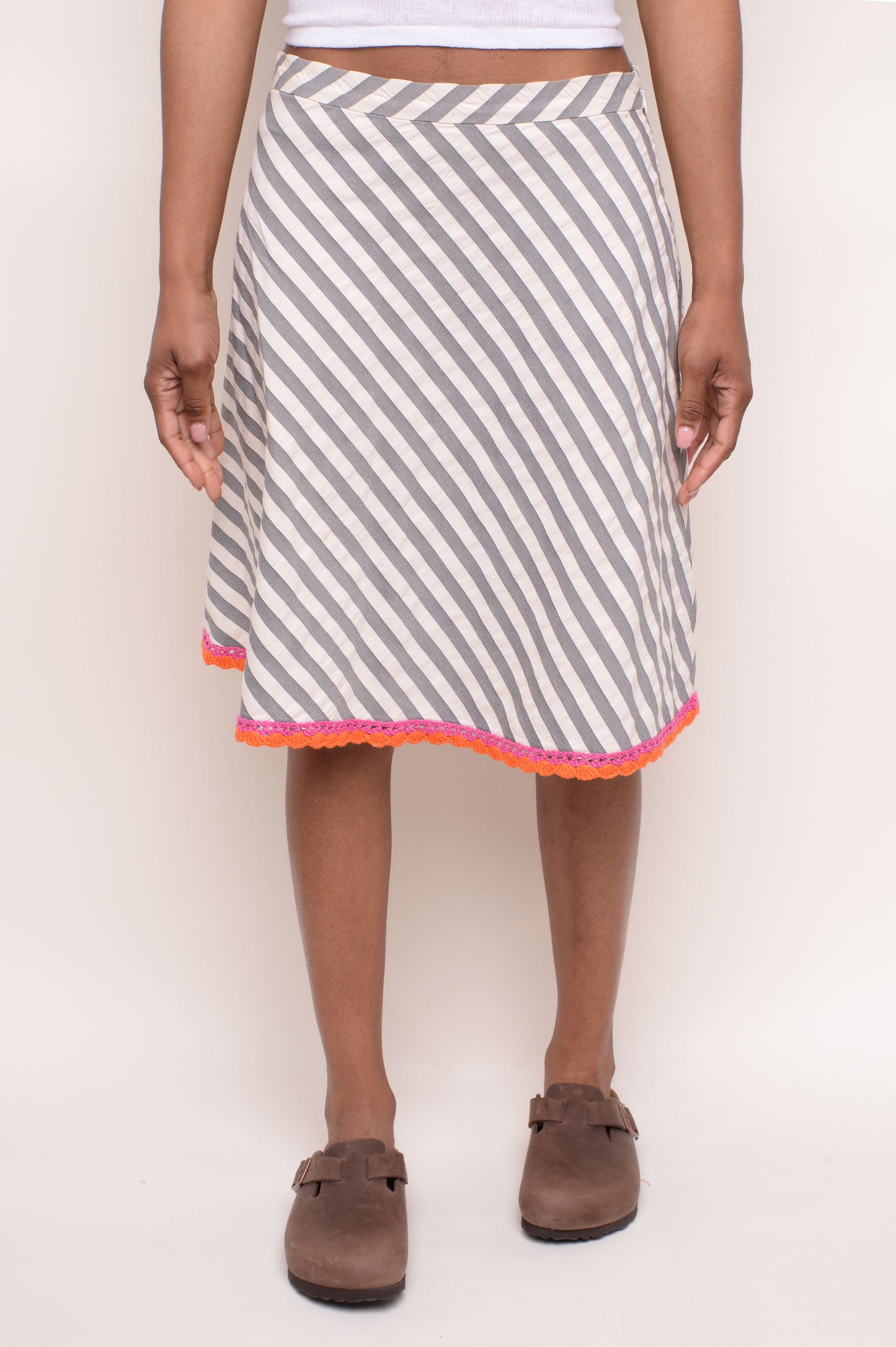 Moschino Y2K Striped Skirt