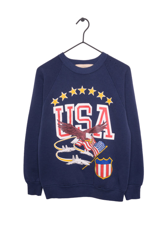 USA Eagle Raglan Sweatshirt