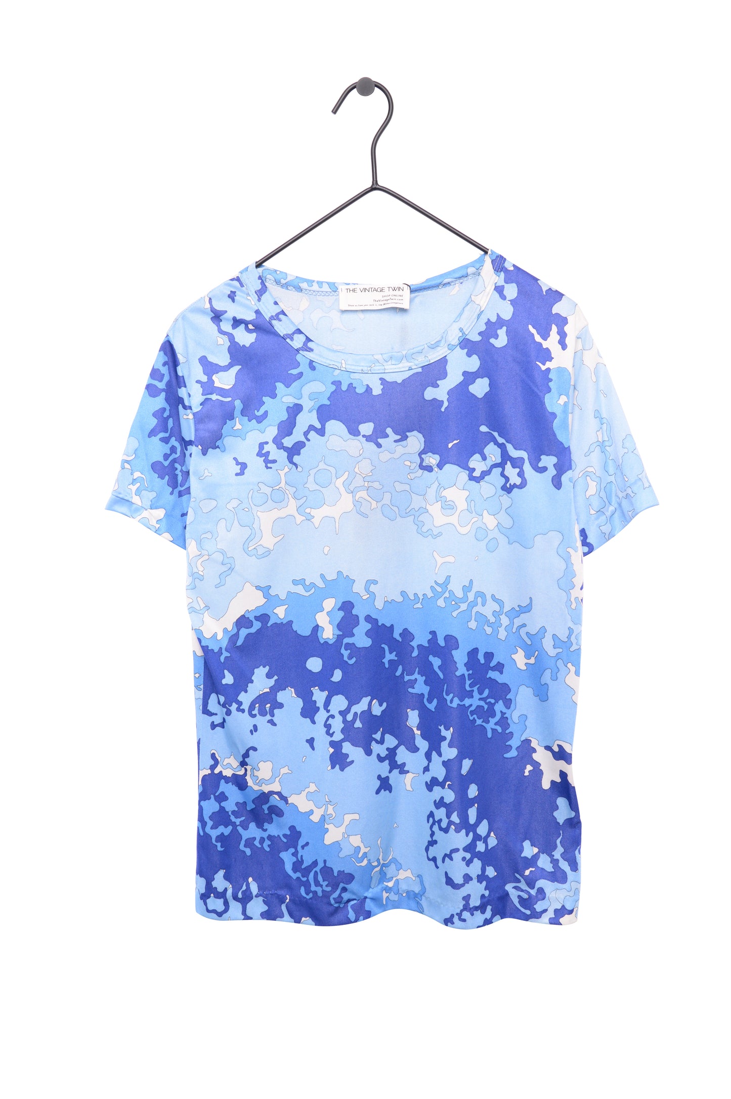 1970s Poly Abstract Waves Tee