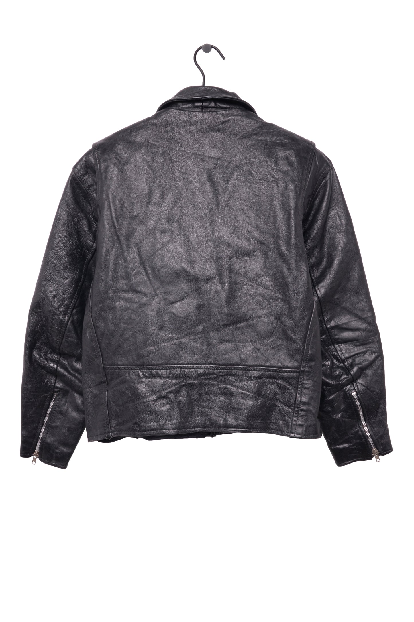 1980s Leather Moto Jacket
