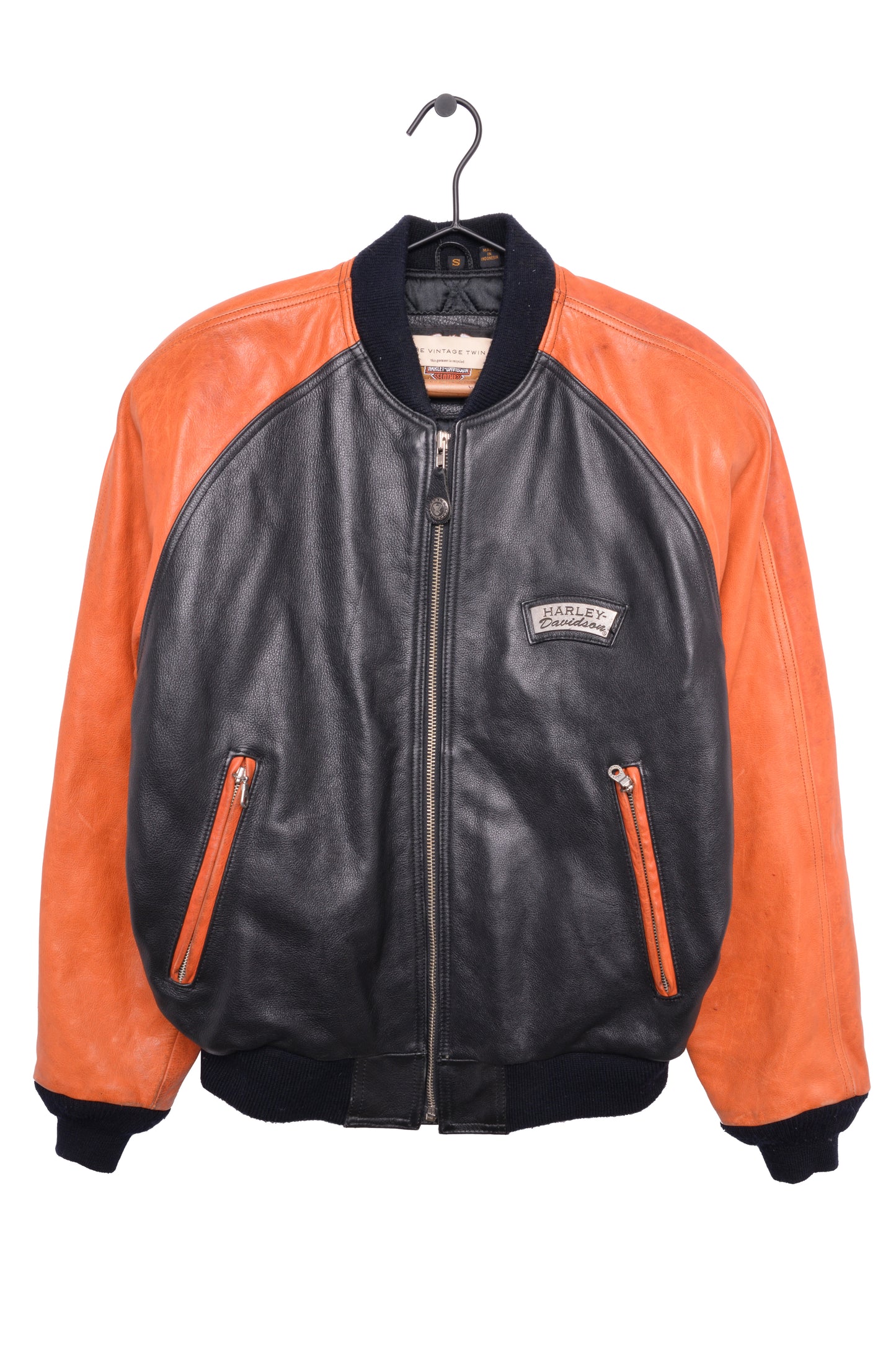Harley Davidson Leather Bomber Jacket