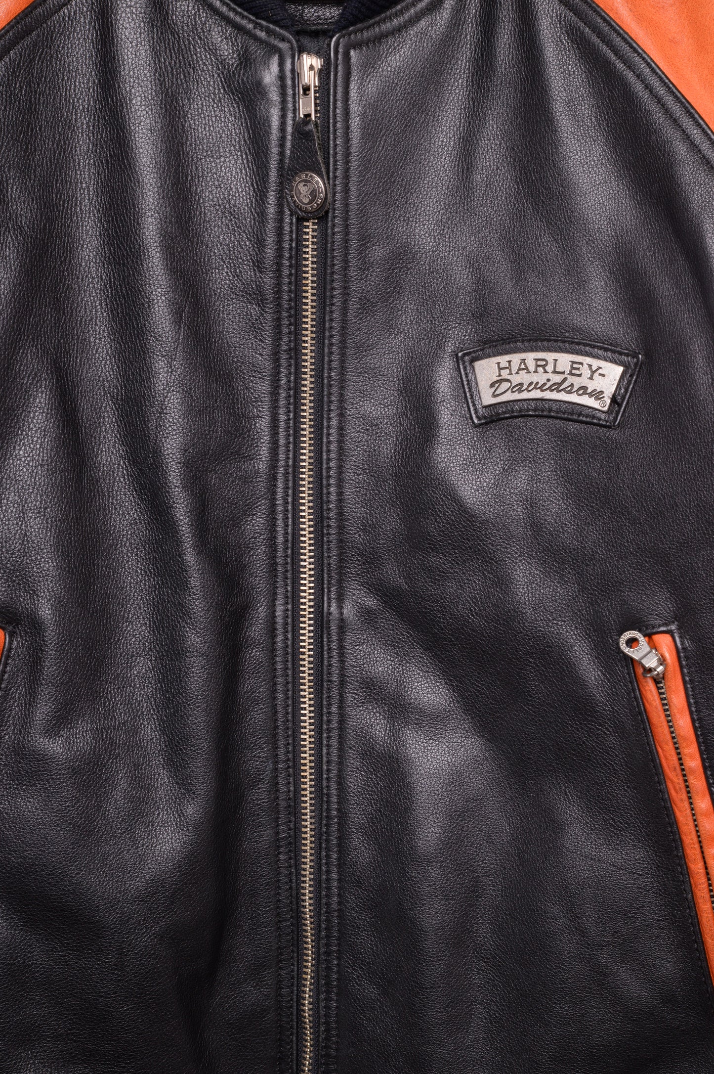 Harley Davidson Leather Bomber Jacket