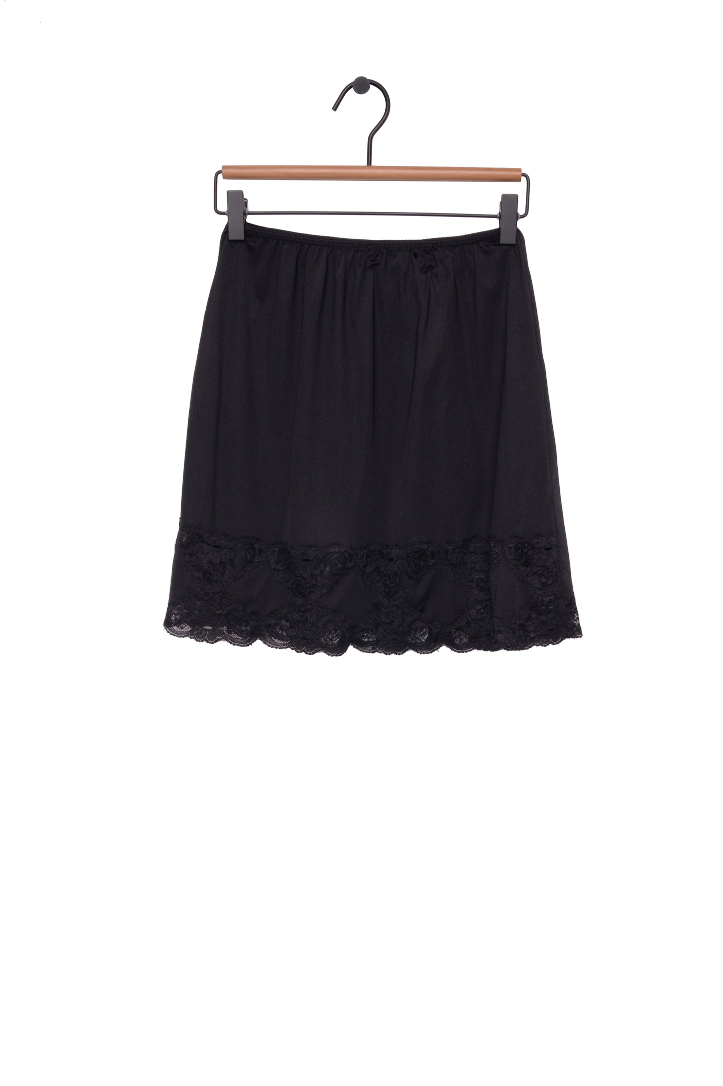 Lace Trim Slip Skirt