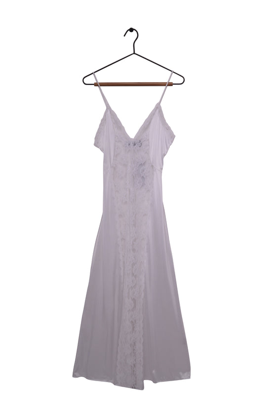 White Lace Maxi Slip Dress USA