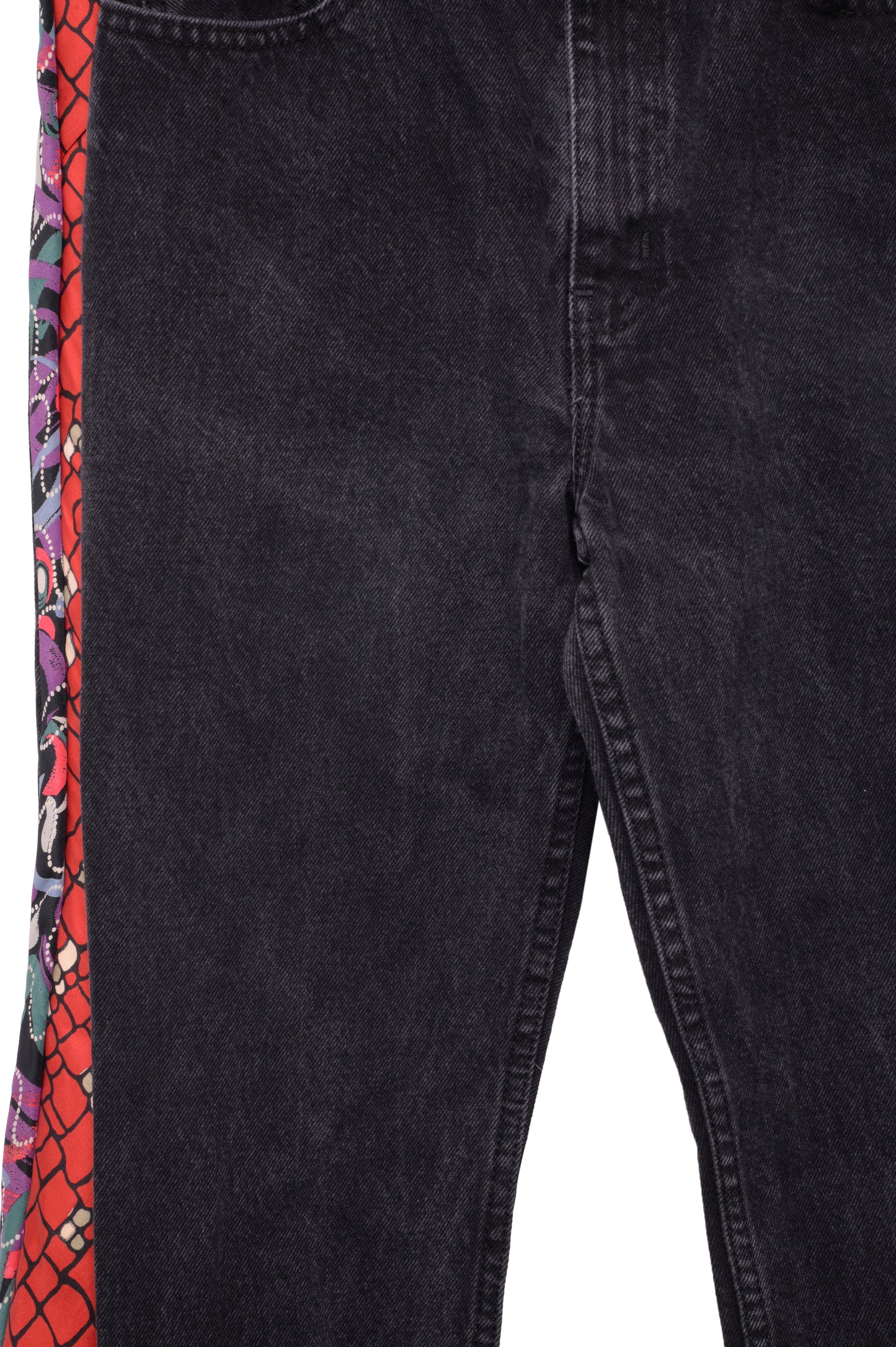 Custom Silk Tie Jeans 34W x 32L