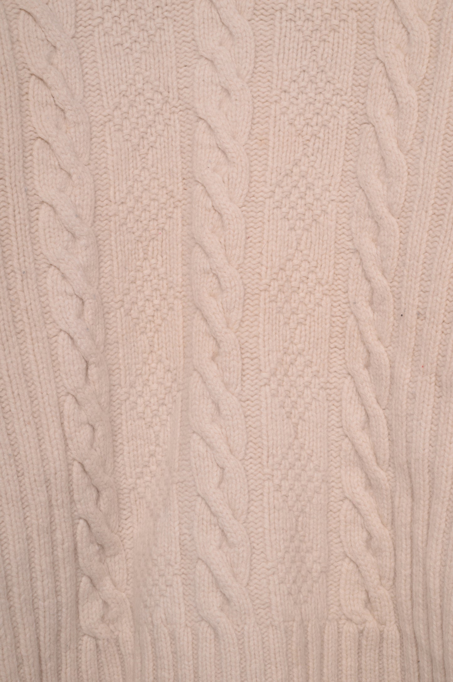 Ralph Lauren Cable Knit Wool Turtleneck
