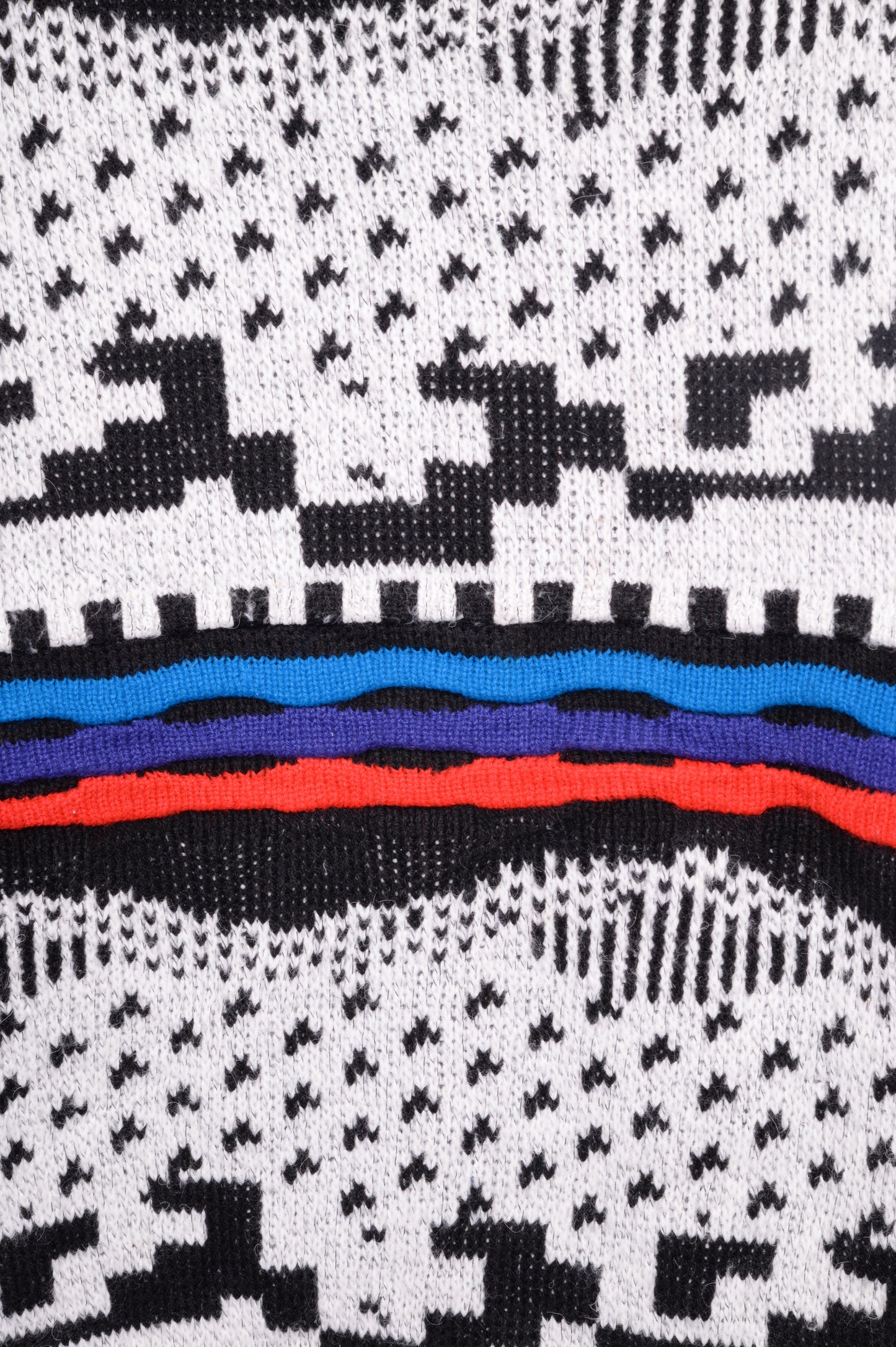 Geometric Slopes Sweater