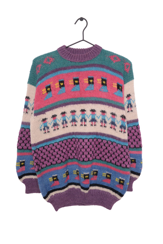 Geometric People Sweater