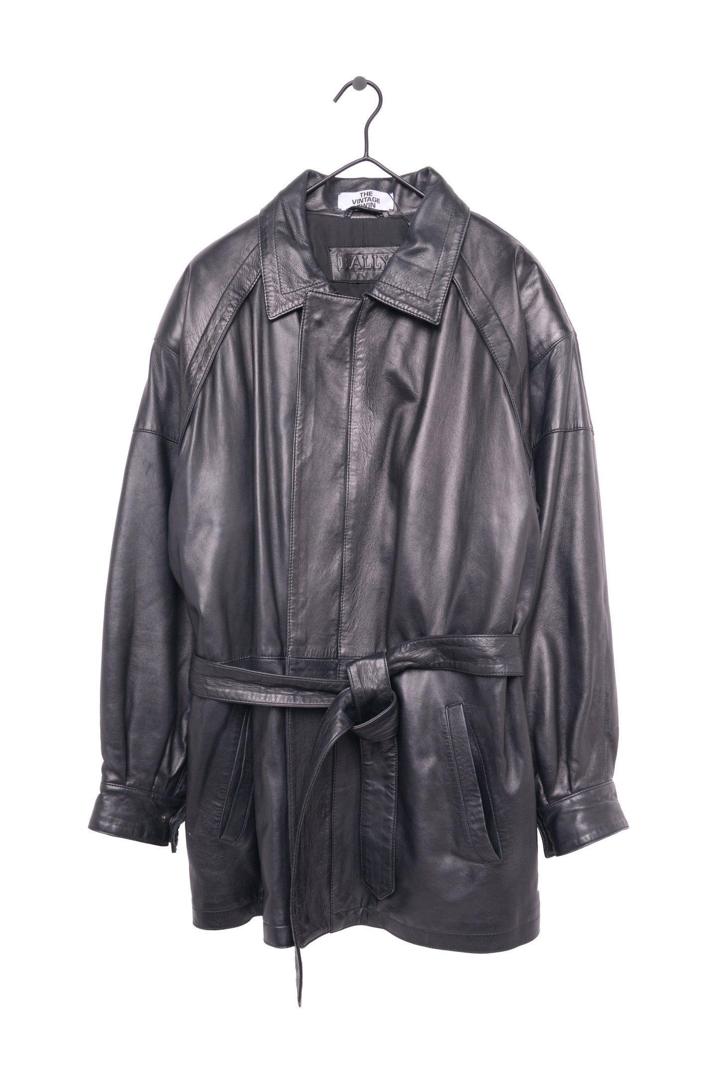 Bally Belted Leather Jacket