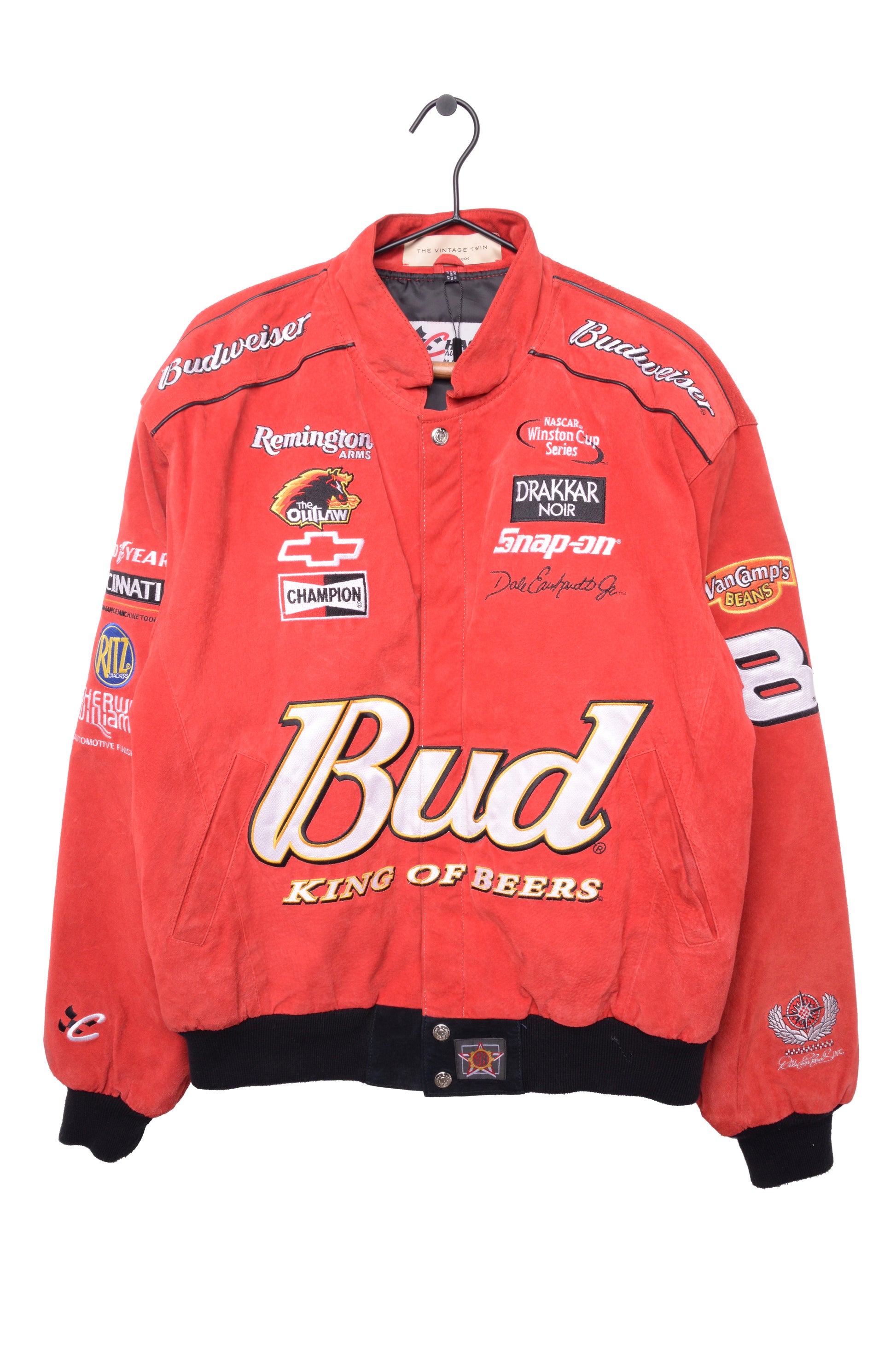 Budweiser Dale Earnhardt Jr. Racing Jacket Free Shipping - The Vintage Twin