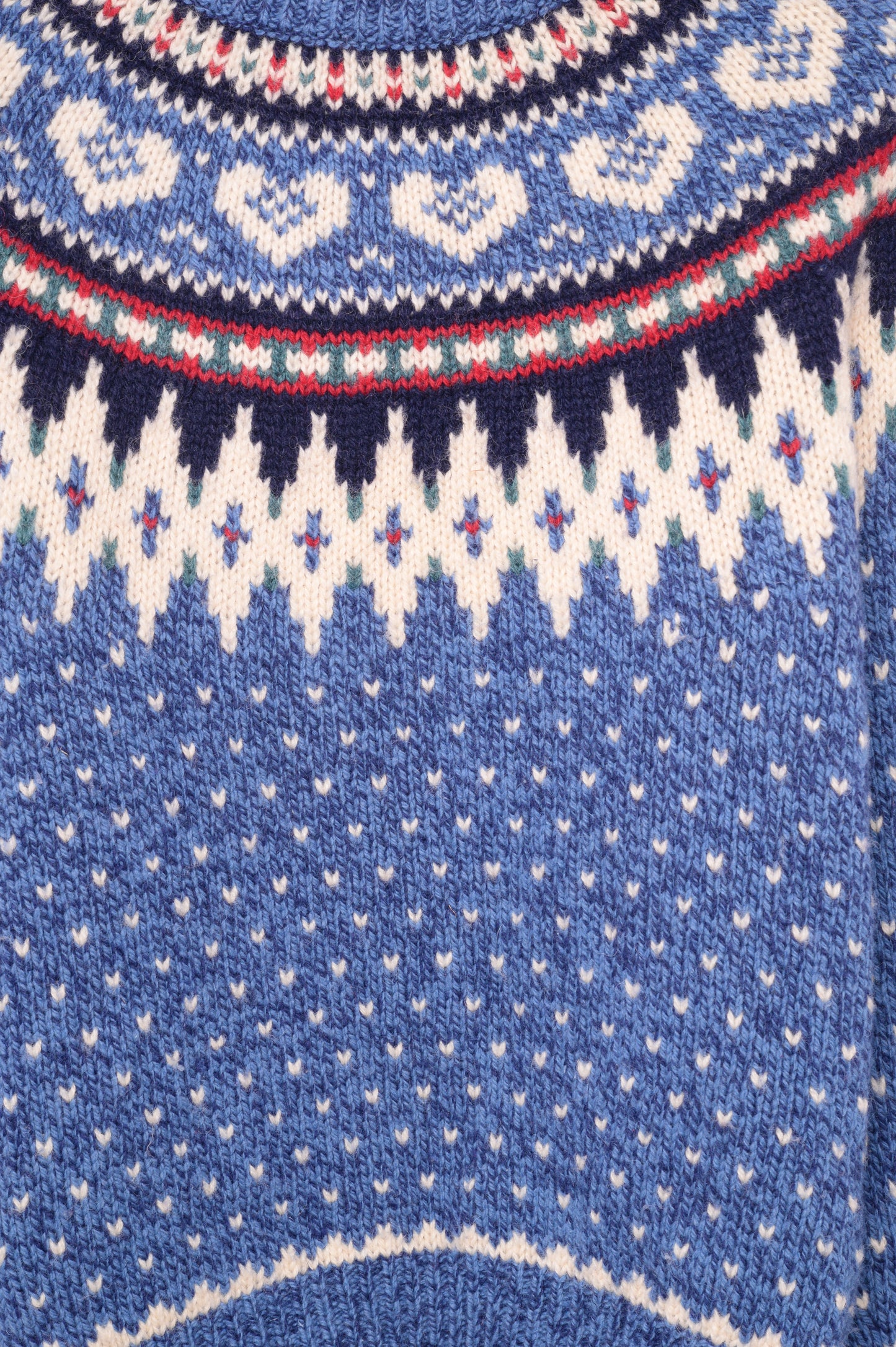 Wool Alpine Hearts Sweater