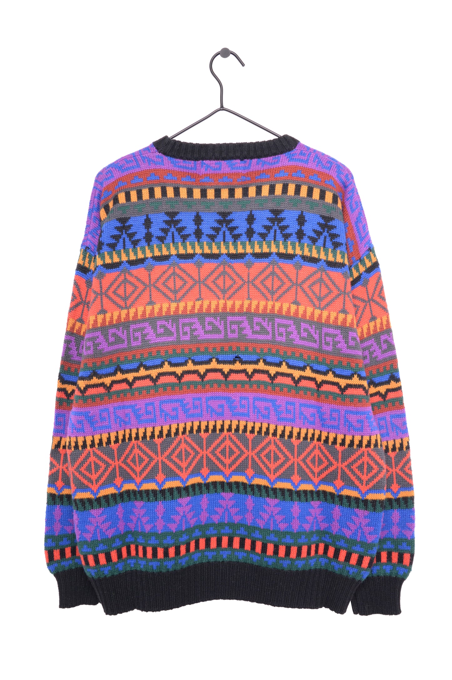 1980s Geometric Wool Sweater