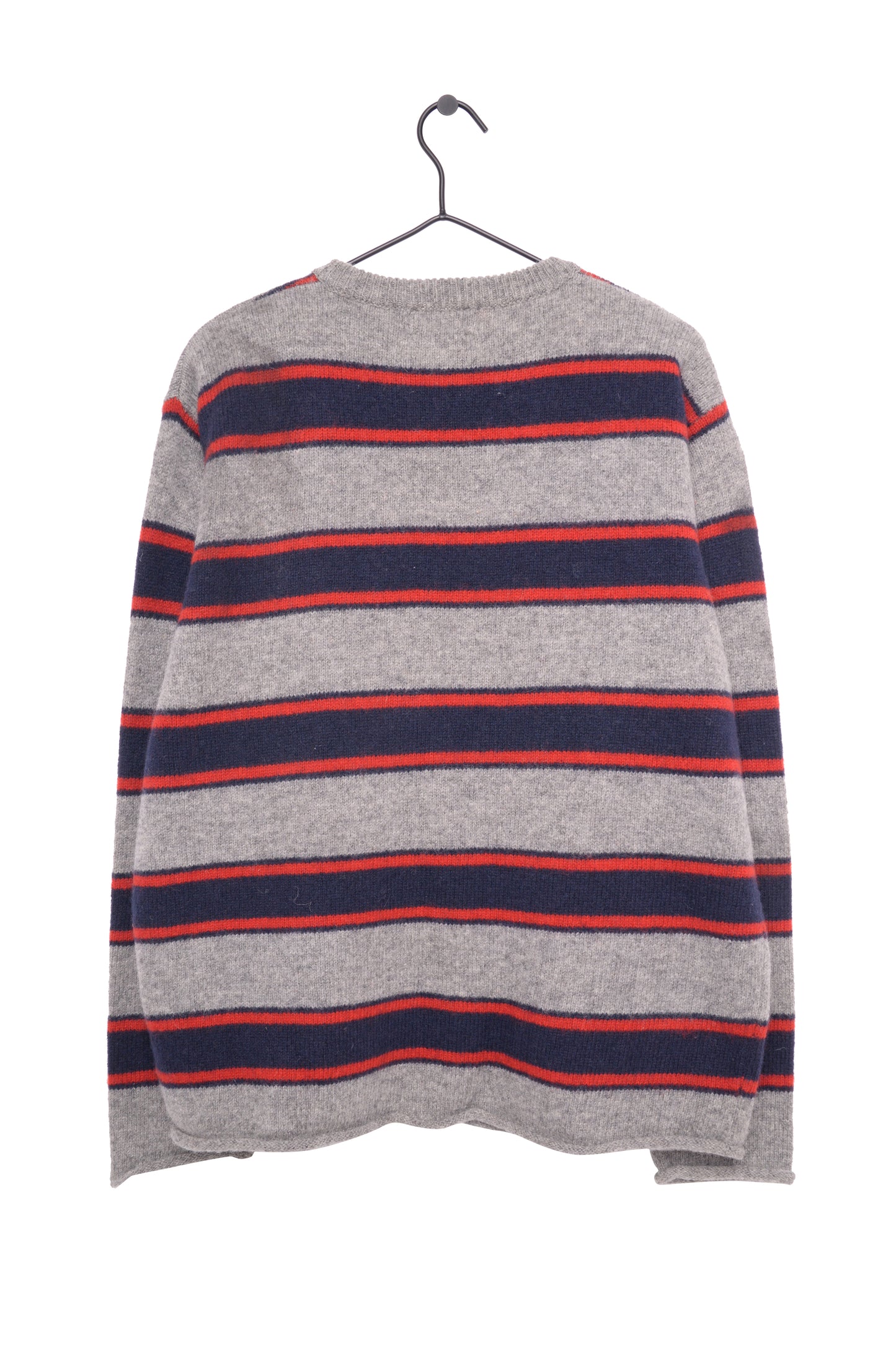 Navy Stripe Wool Sweater