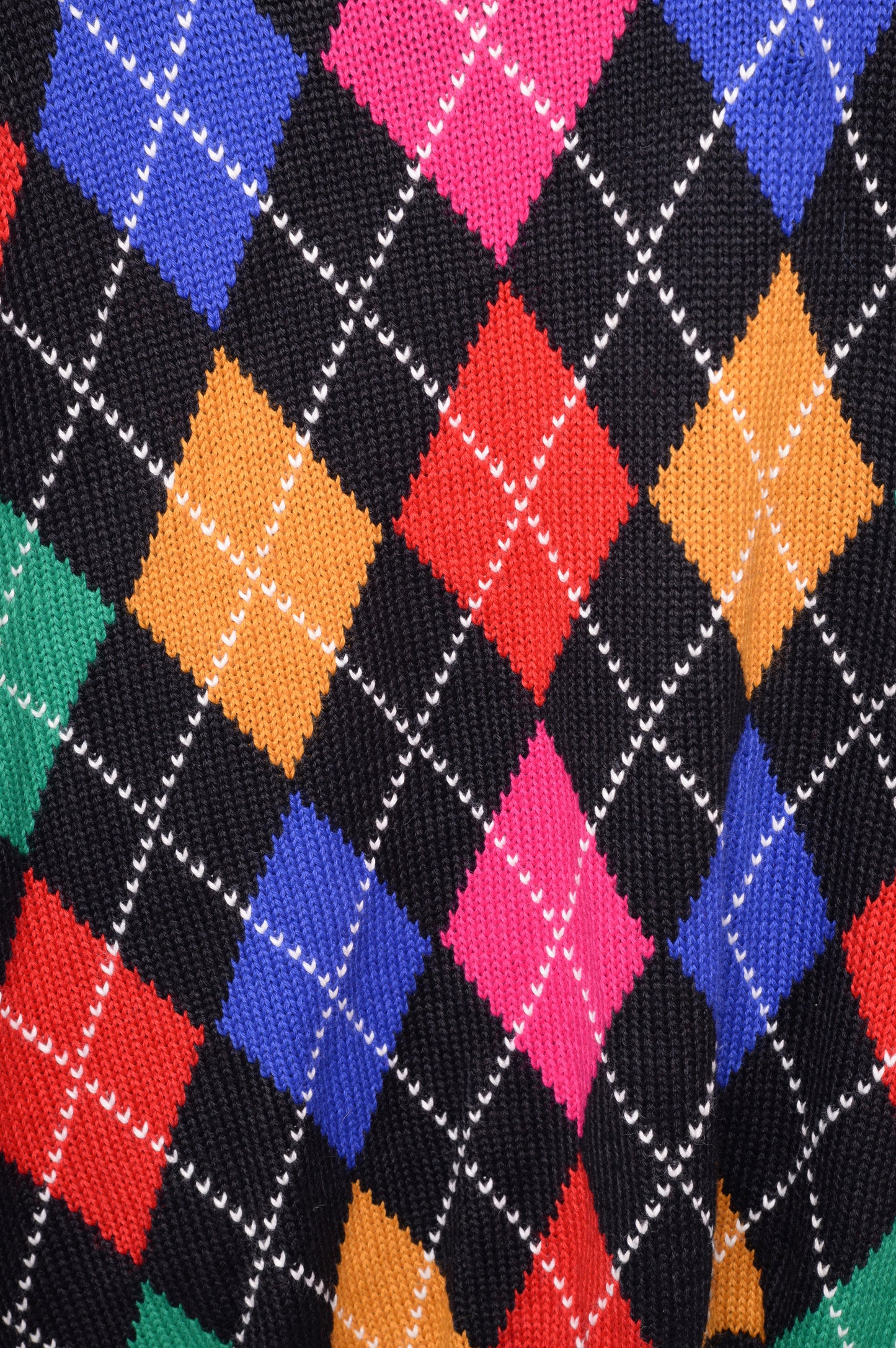 Wool Argyle Sweater