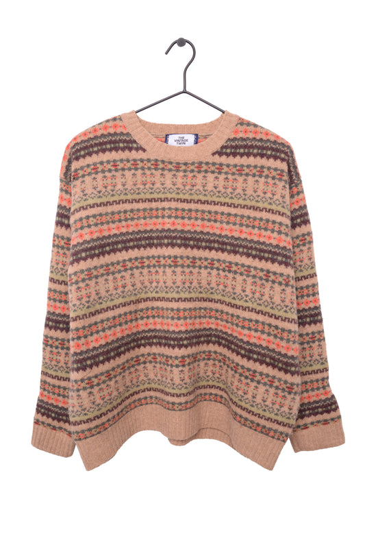 Wool Alpine Striped Sweater