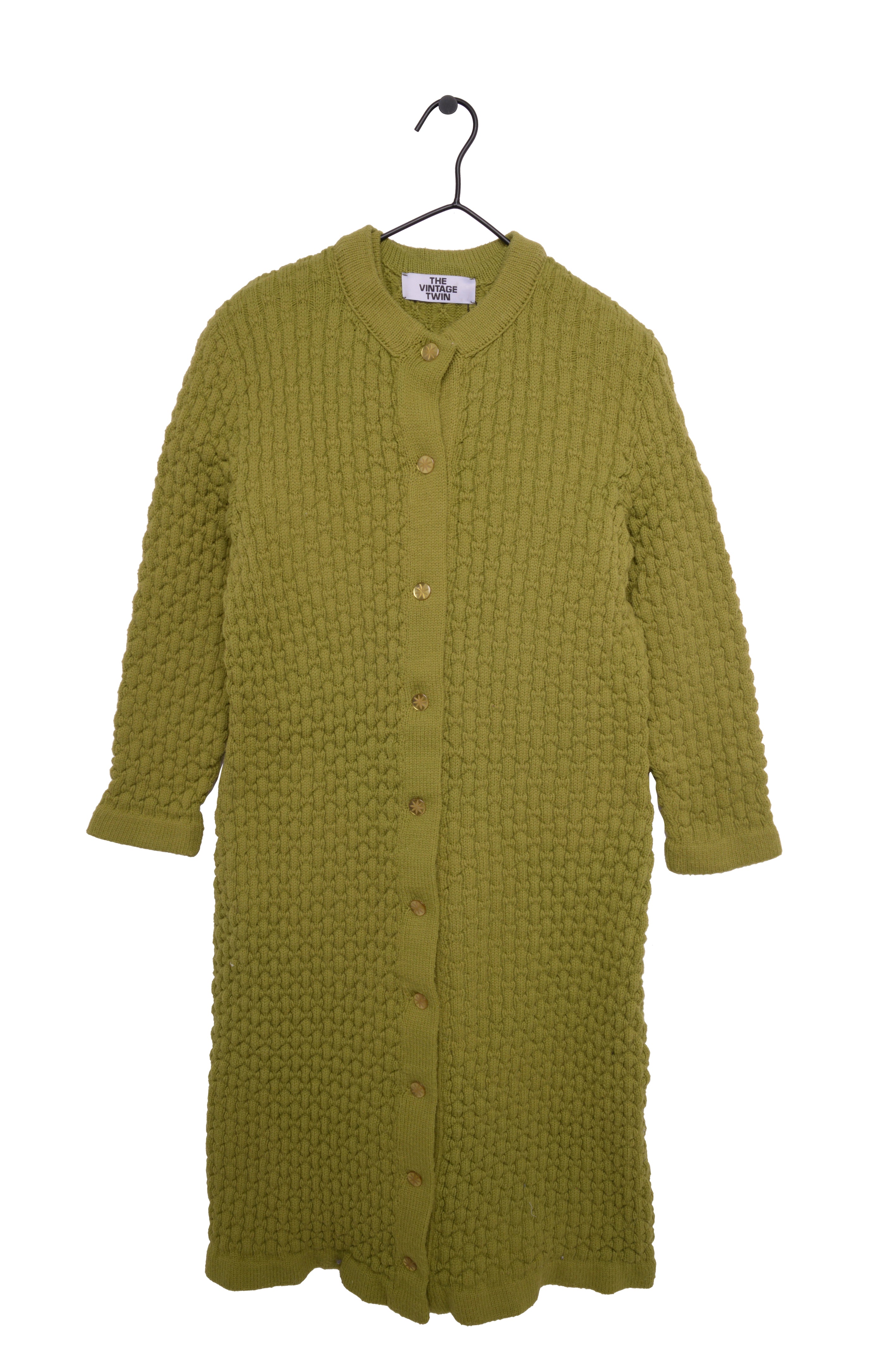 1960s Olive Knit Dress Set Free Shipping The Vintage Twin