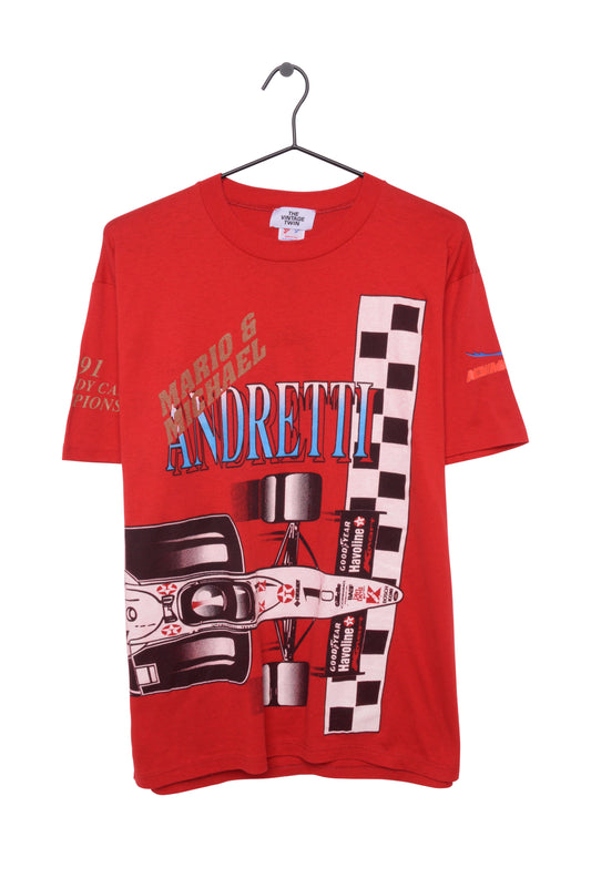 1991 Mario & Michael Andretti Racing Tee