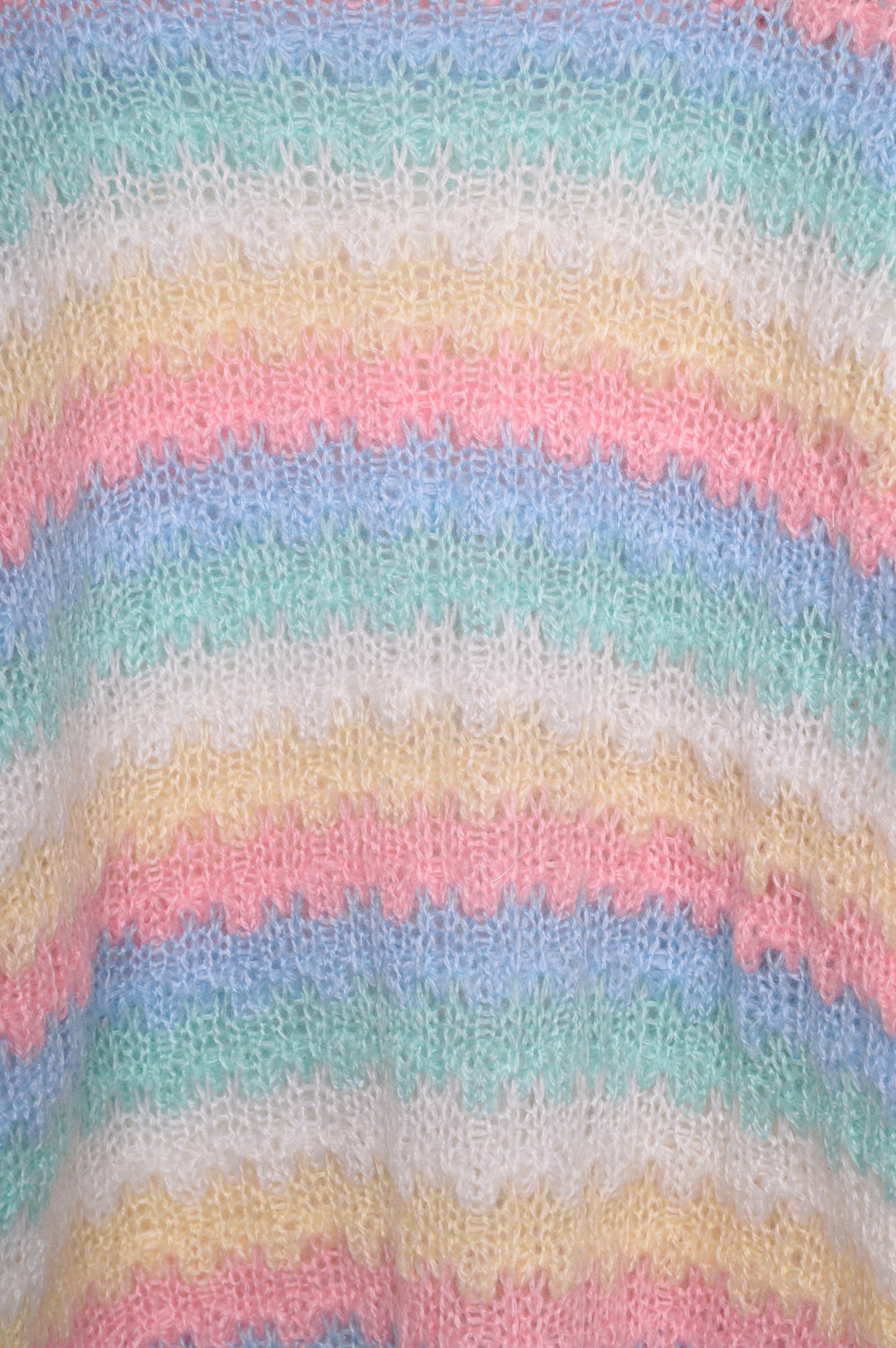 Handmade Pastel Rainbow Sweater