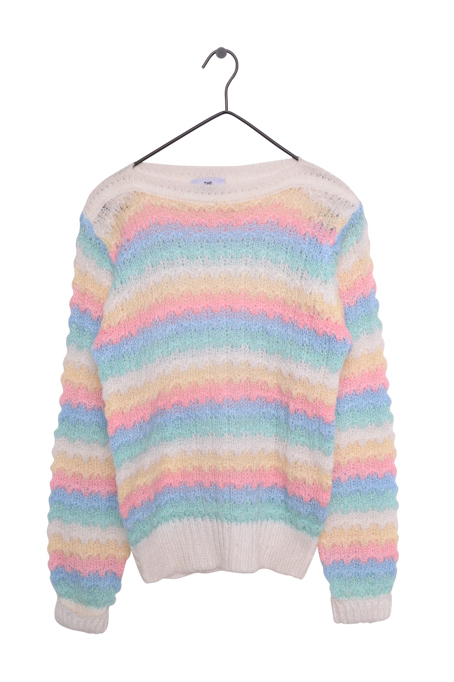 Handmade Pastel Rainbow Sweater