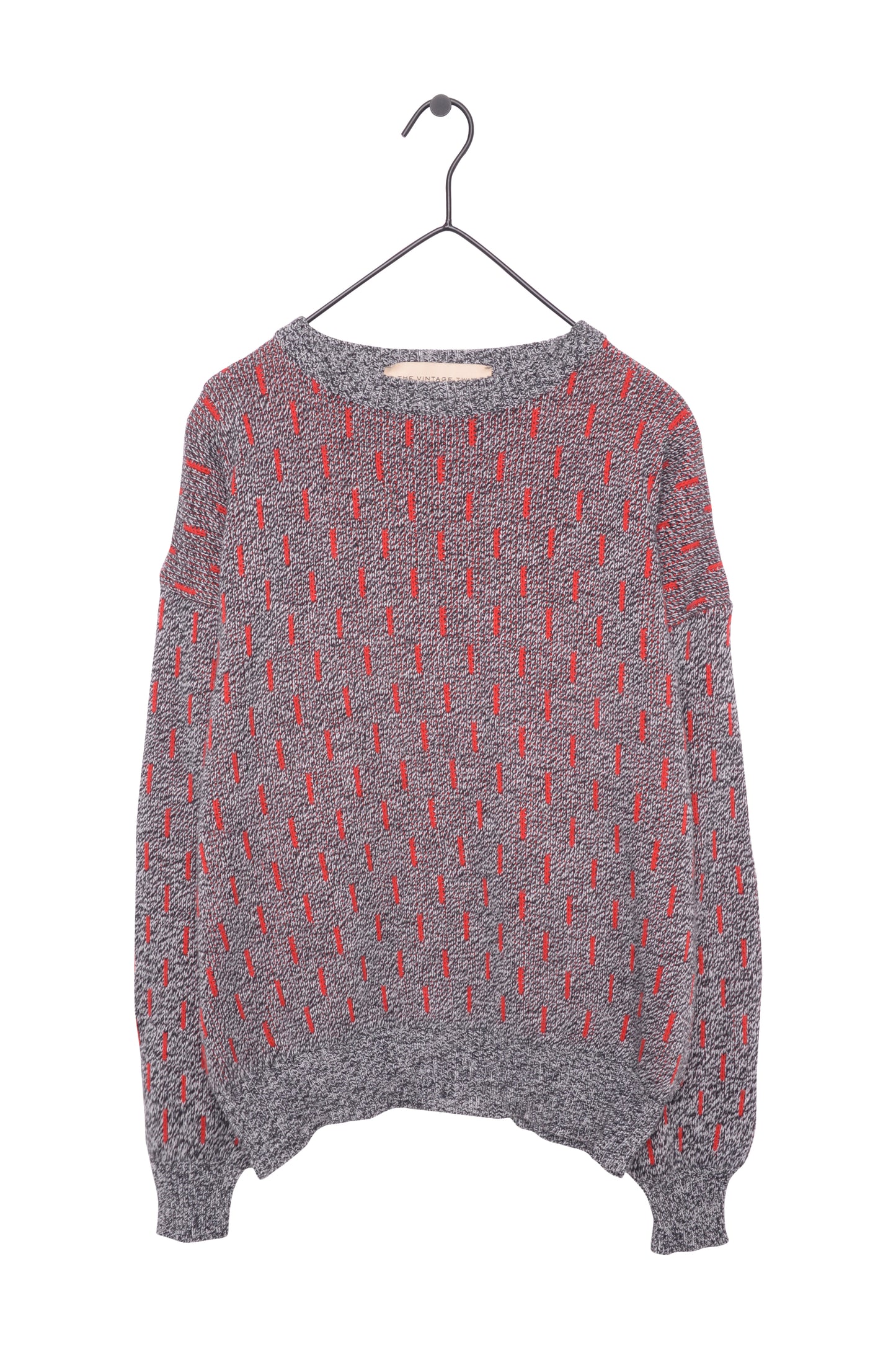 Gray Geo Sweater