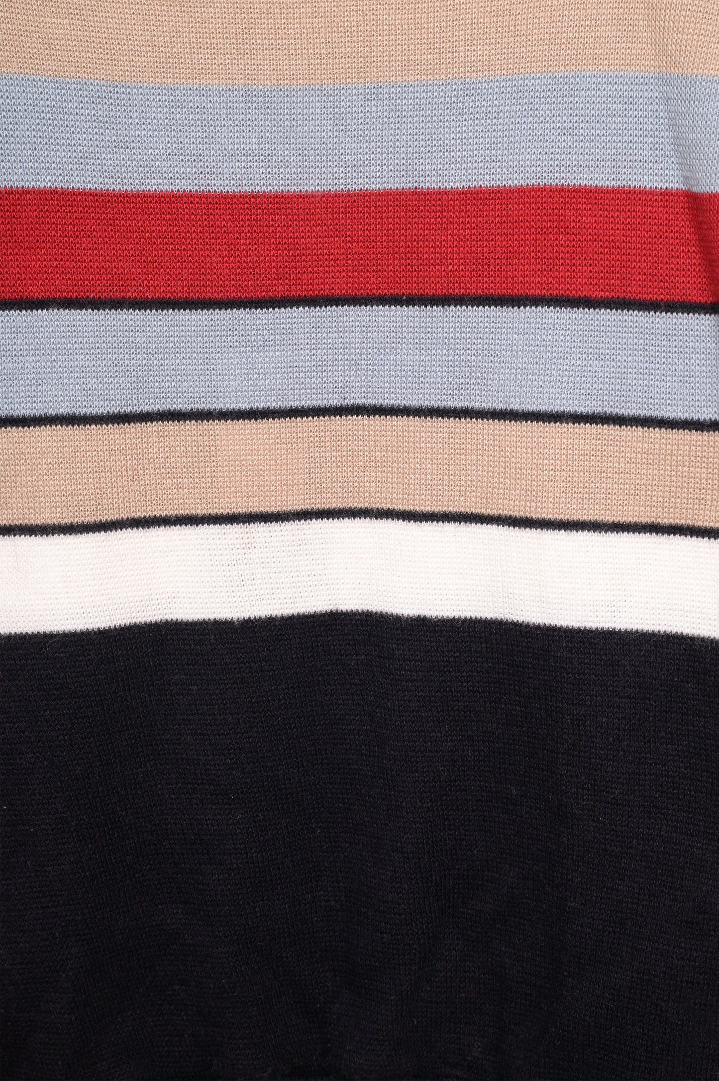 Wide Neck Striped Sweater