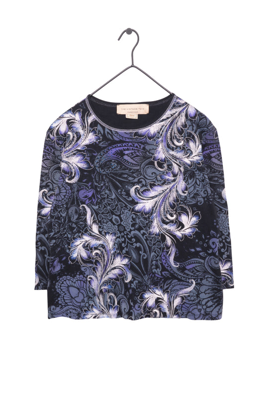 Y2K All-Over Flourish Top