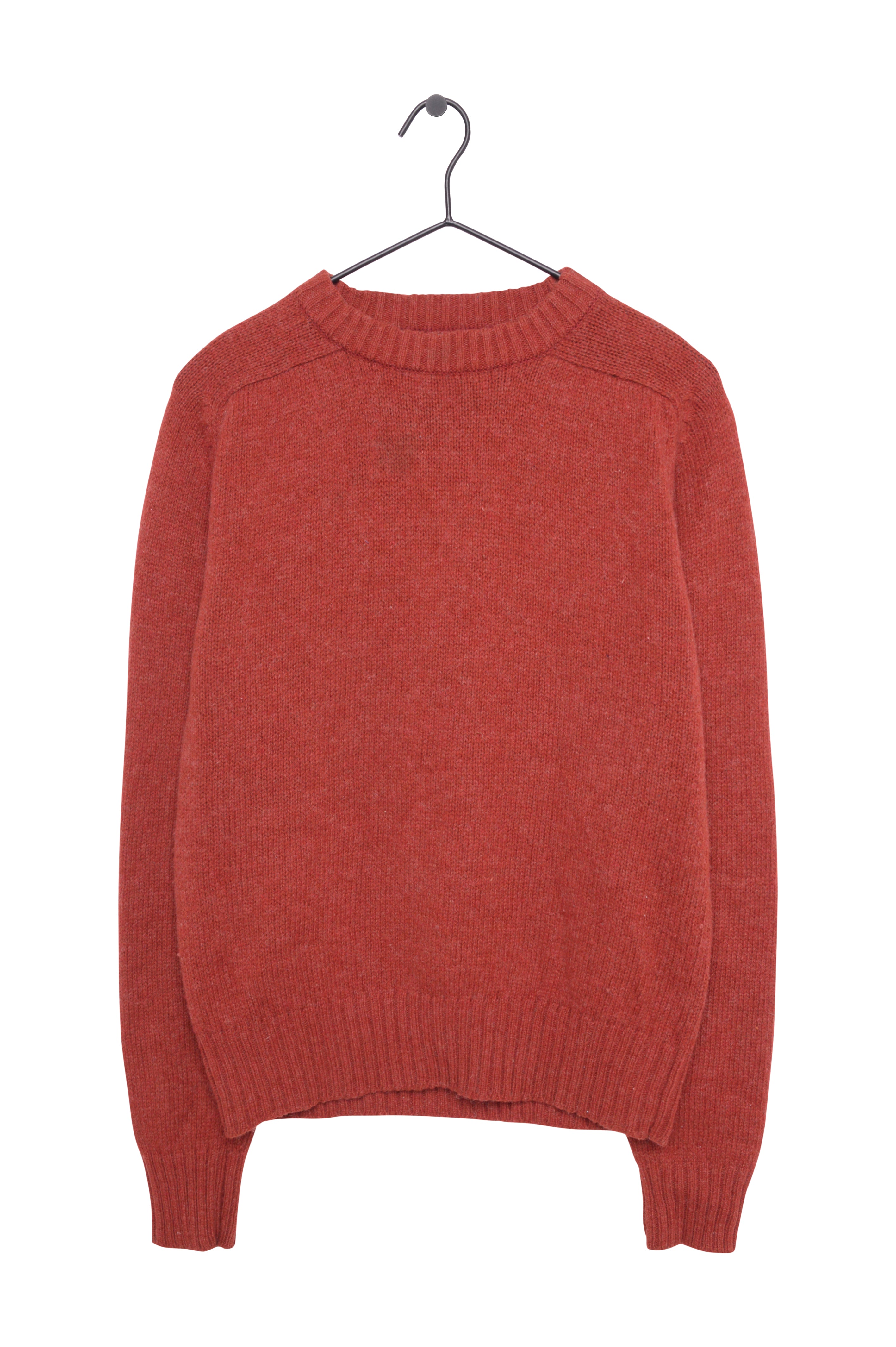 Sweater Ruster Rust Wool Sweater Free Shipping - The Vintage Twin