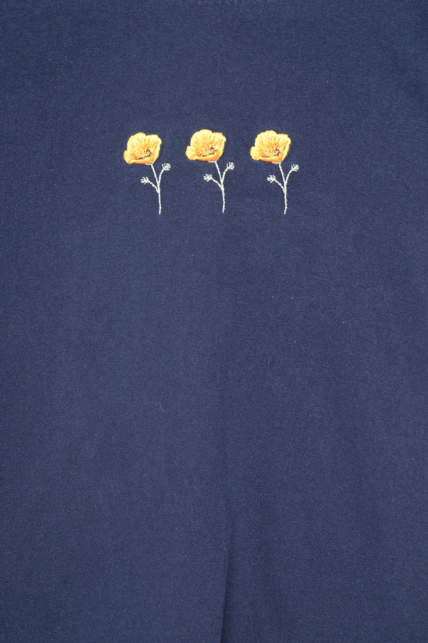 Navy Floral Baby Tee