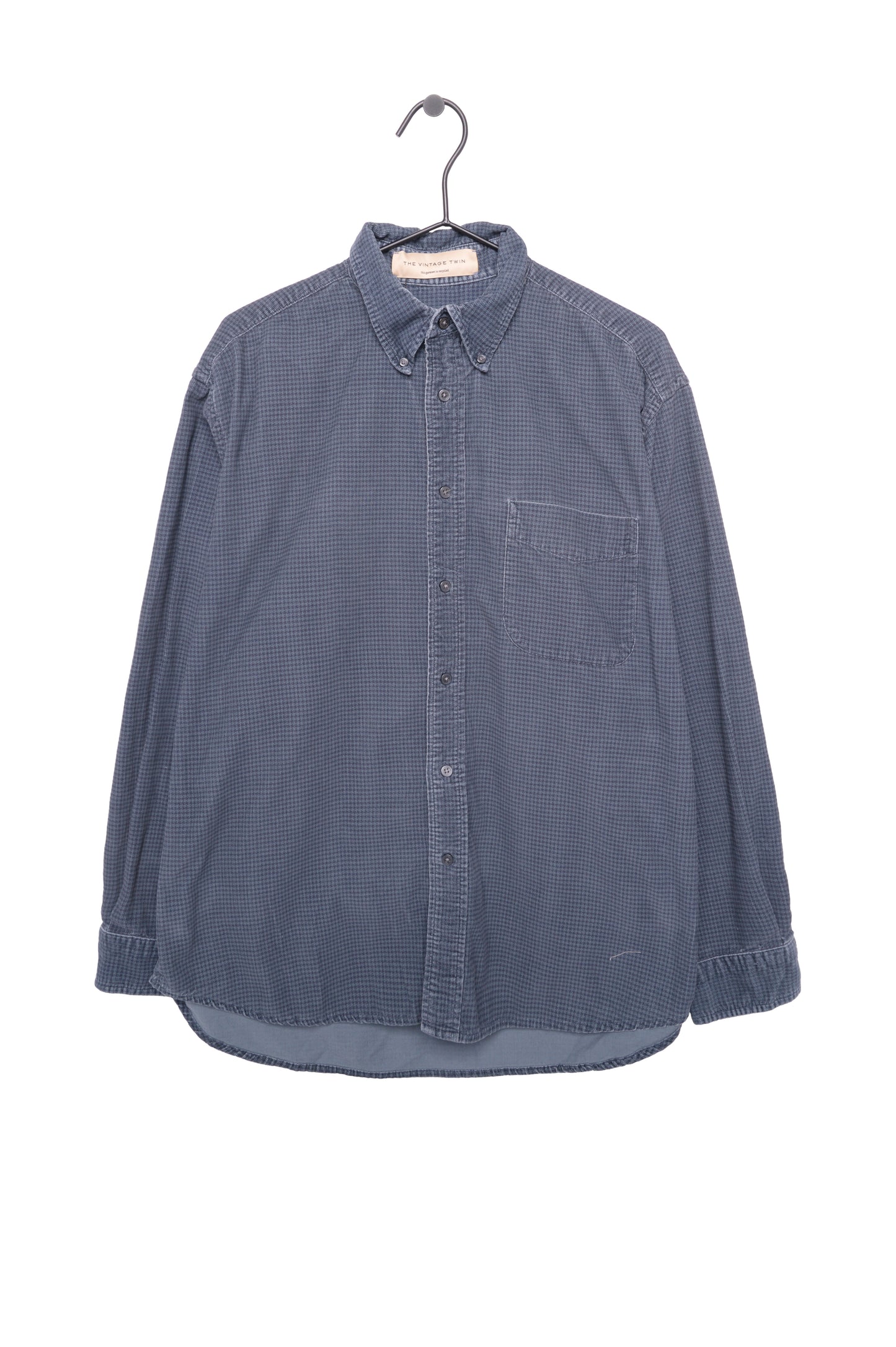 Soft Ribbed Button Down