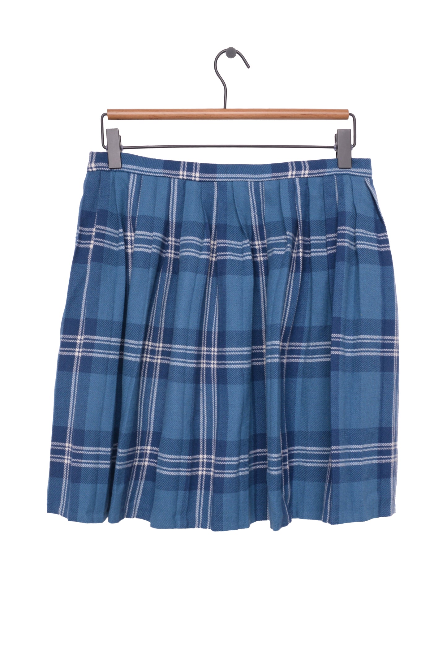 Pleated Mini Wrap Skirt