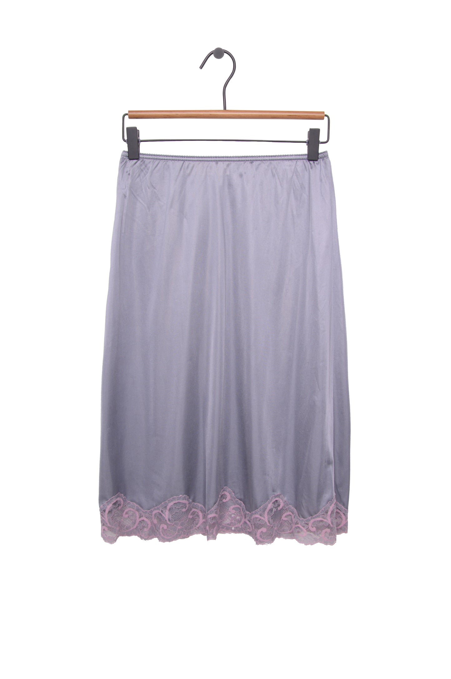 Gray Hand-Dyed Slip Skirt USA