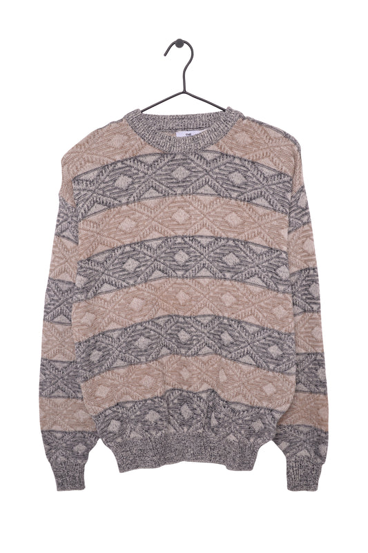 Cotton Geo Sweater