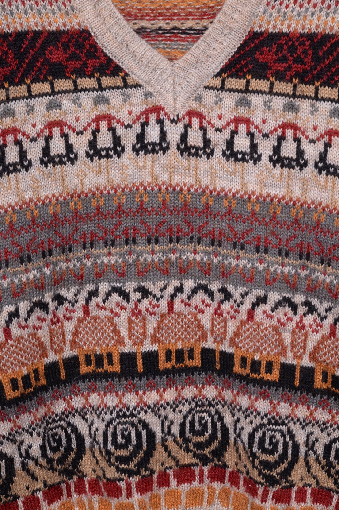 Soft Geometric Sweater Vest