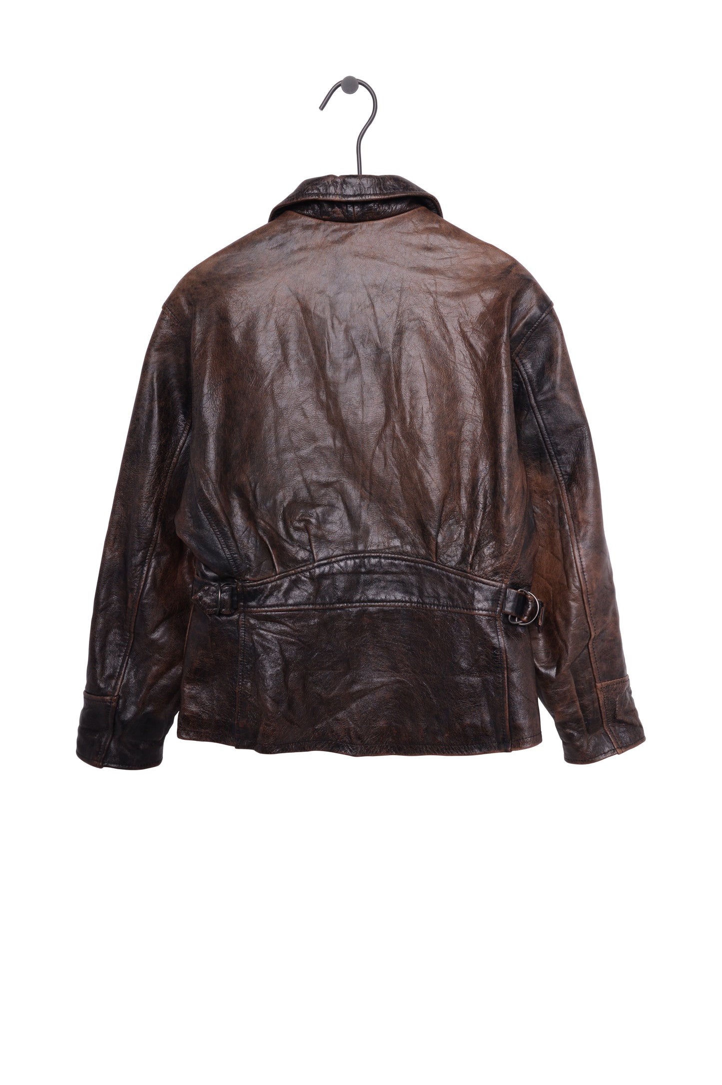 1990s Chocolate Leather Jacket
