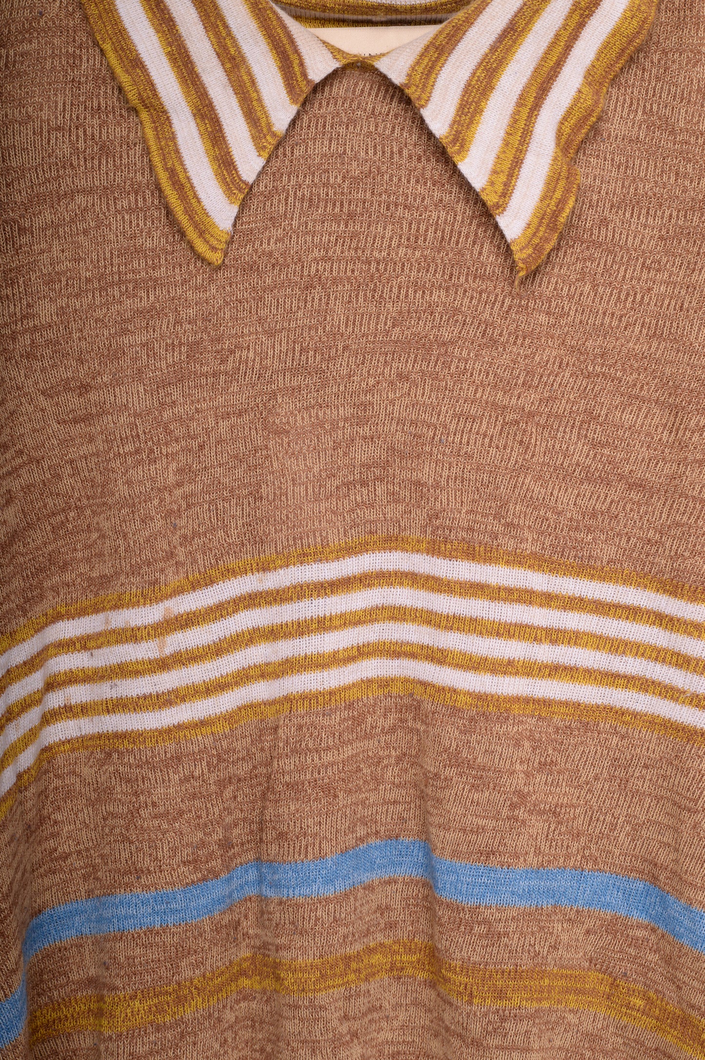 1970s Knit Collared Top