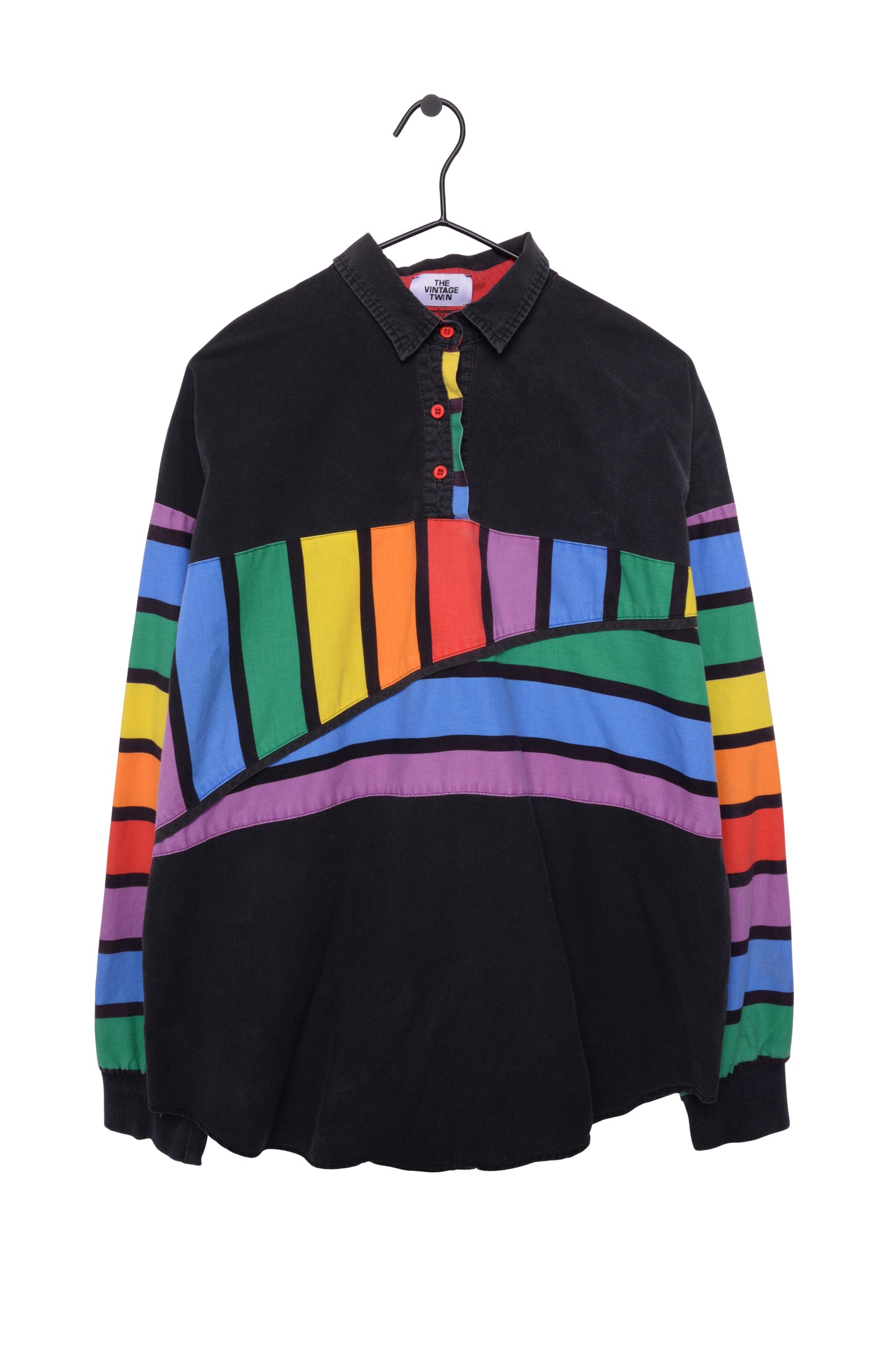 1990s Rainbow Striped Shirt