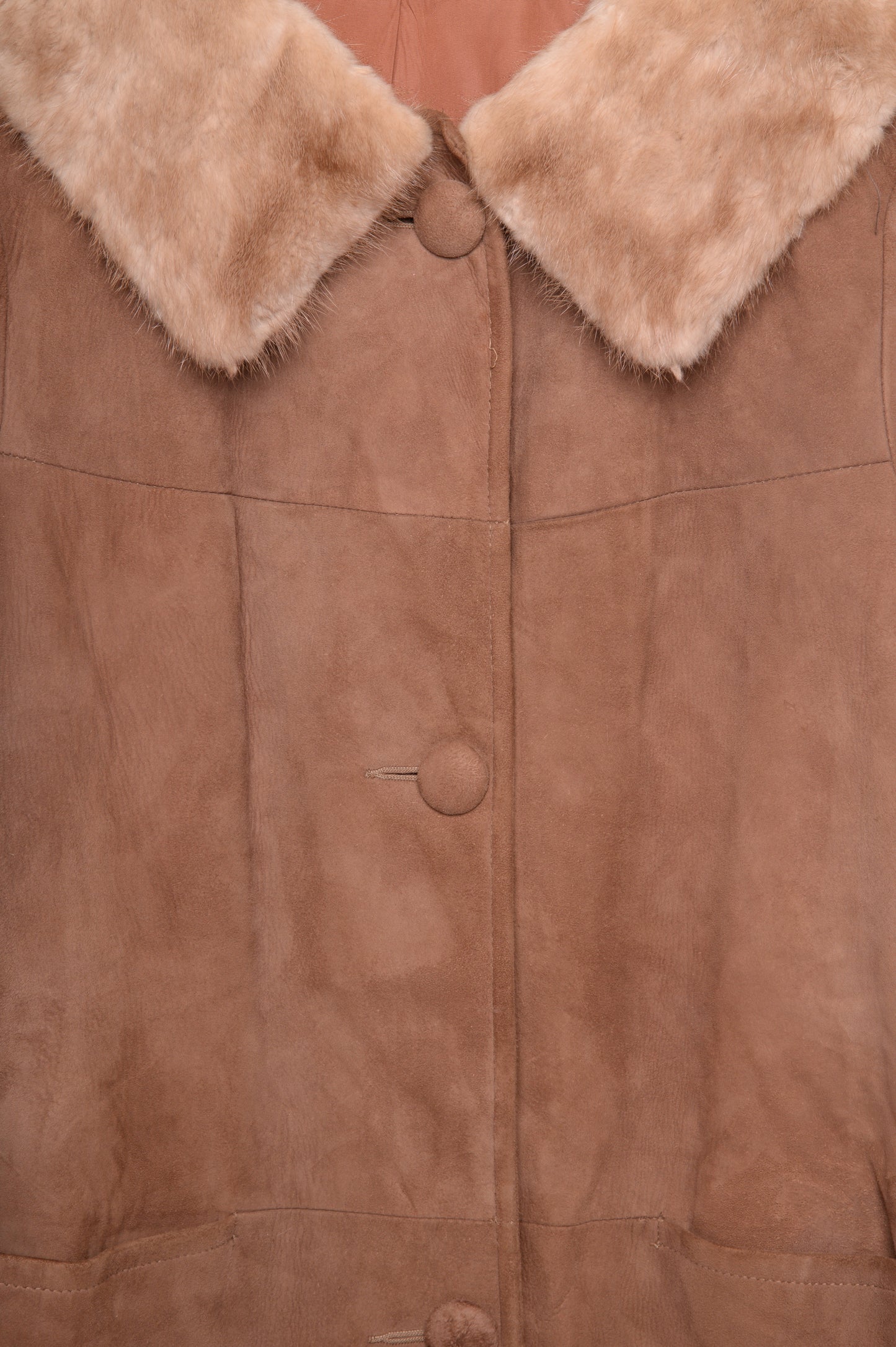 Mink Collar Leather Jacket