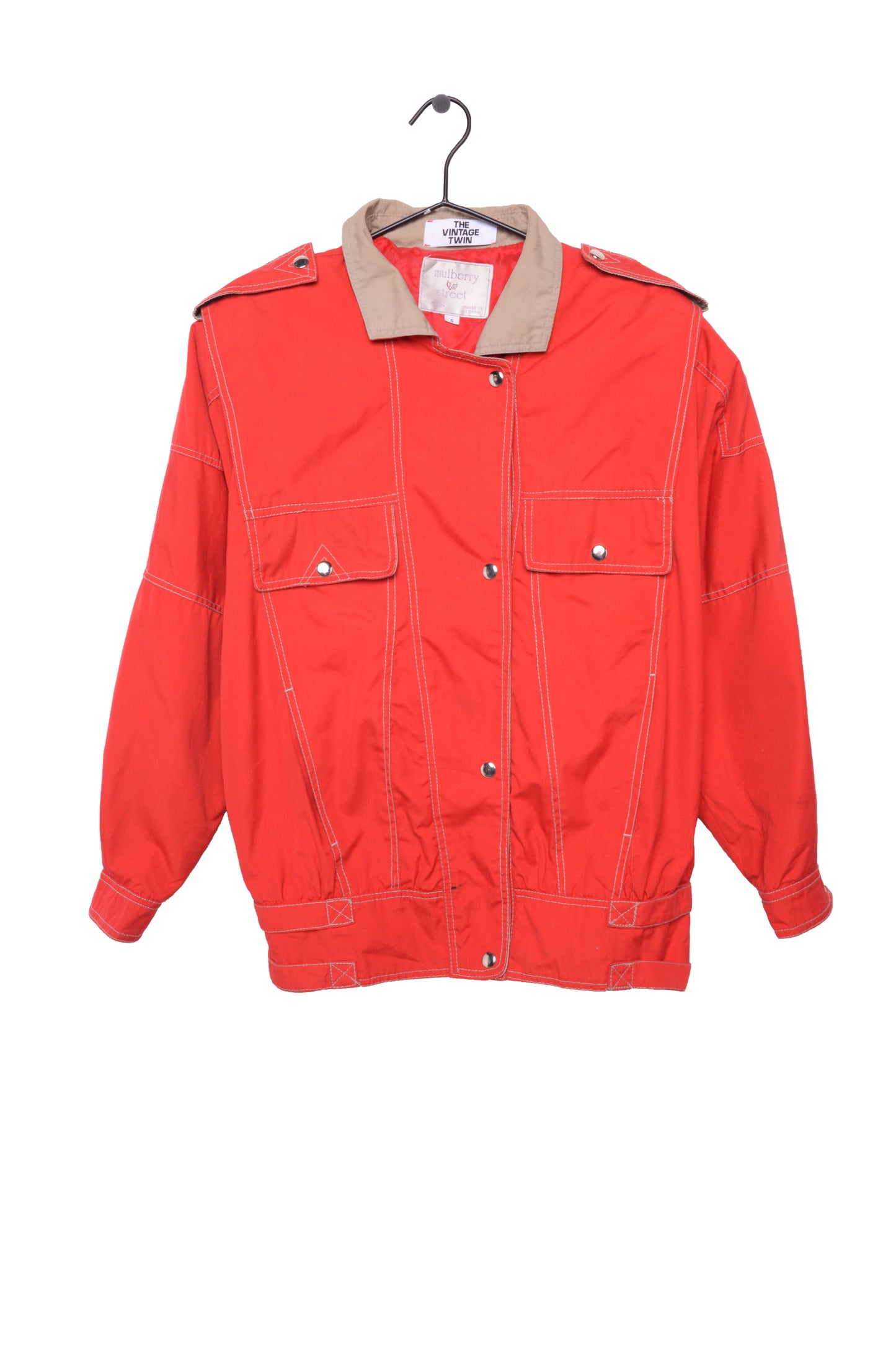 Red Lightweight Work Jacket