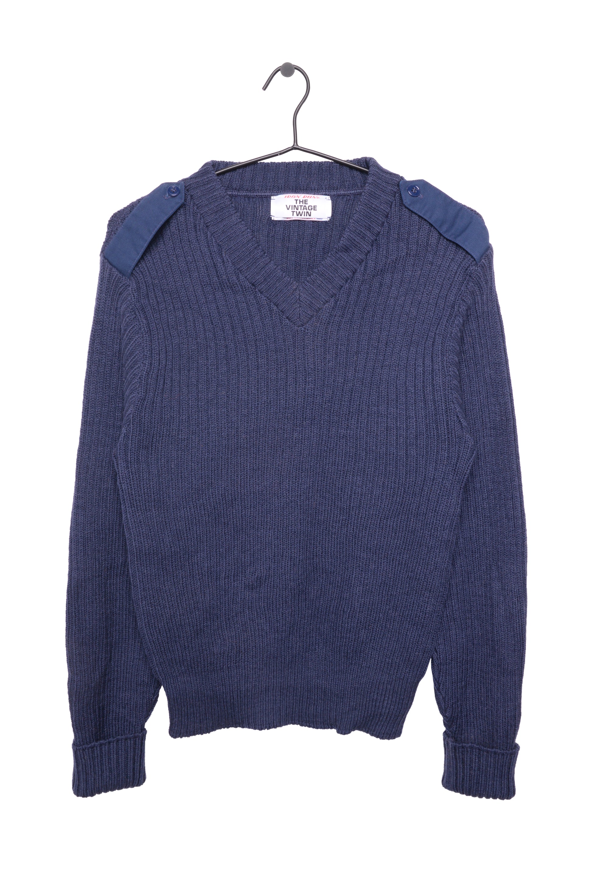 Vintage Elbow Patch Wool Sweater - The Vintage Twin