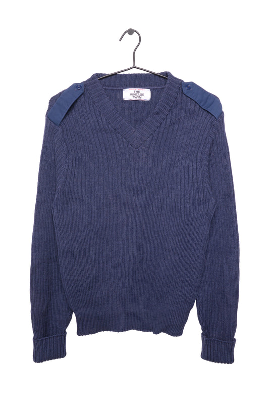 Elbow Patch Wool Sweater