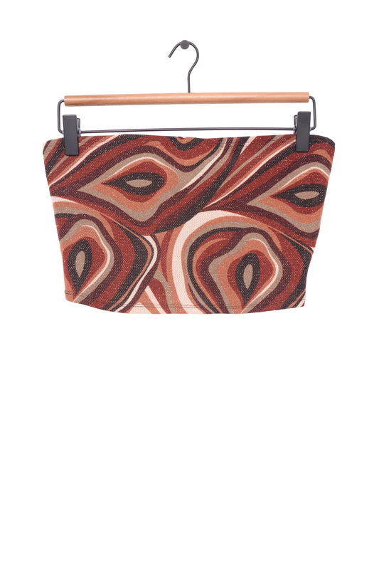 Y2K Abstract Tube Top