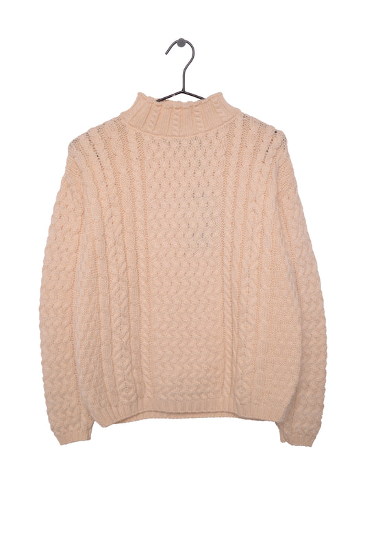 Soft Irish Cable Knit Sweater