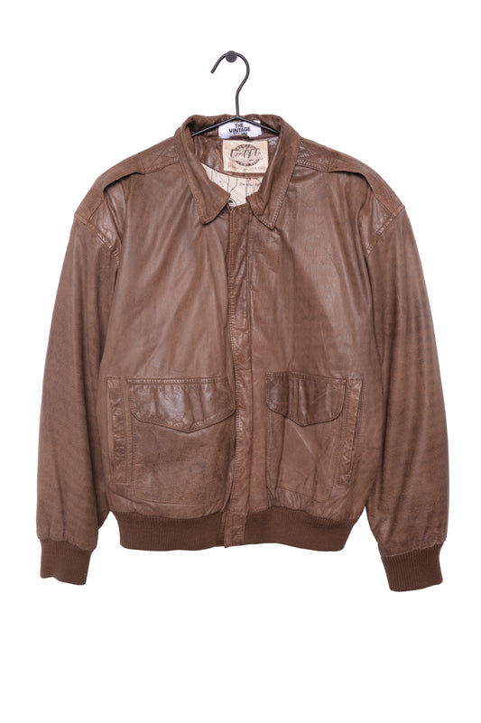 1980s Soft Leather Bomber