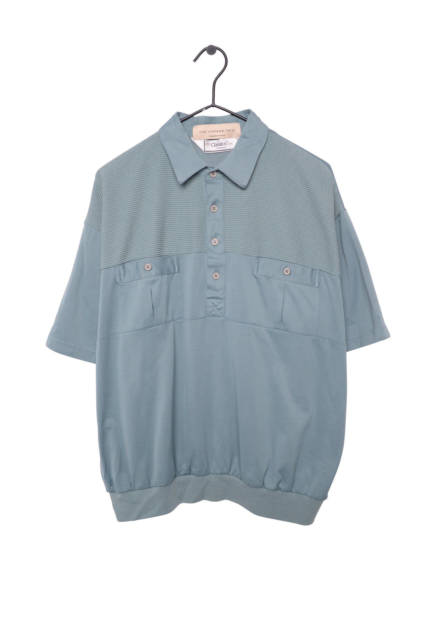 Teal Banded Polo