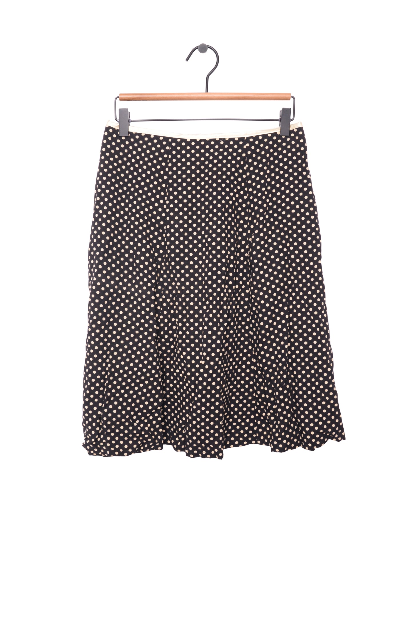 1960s Polka Dot Pleated Skirt