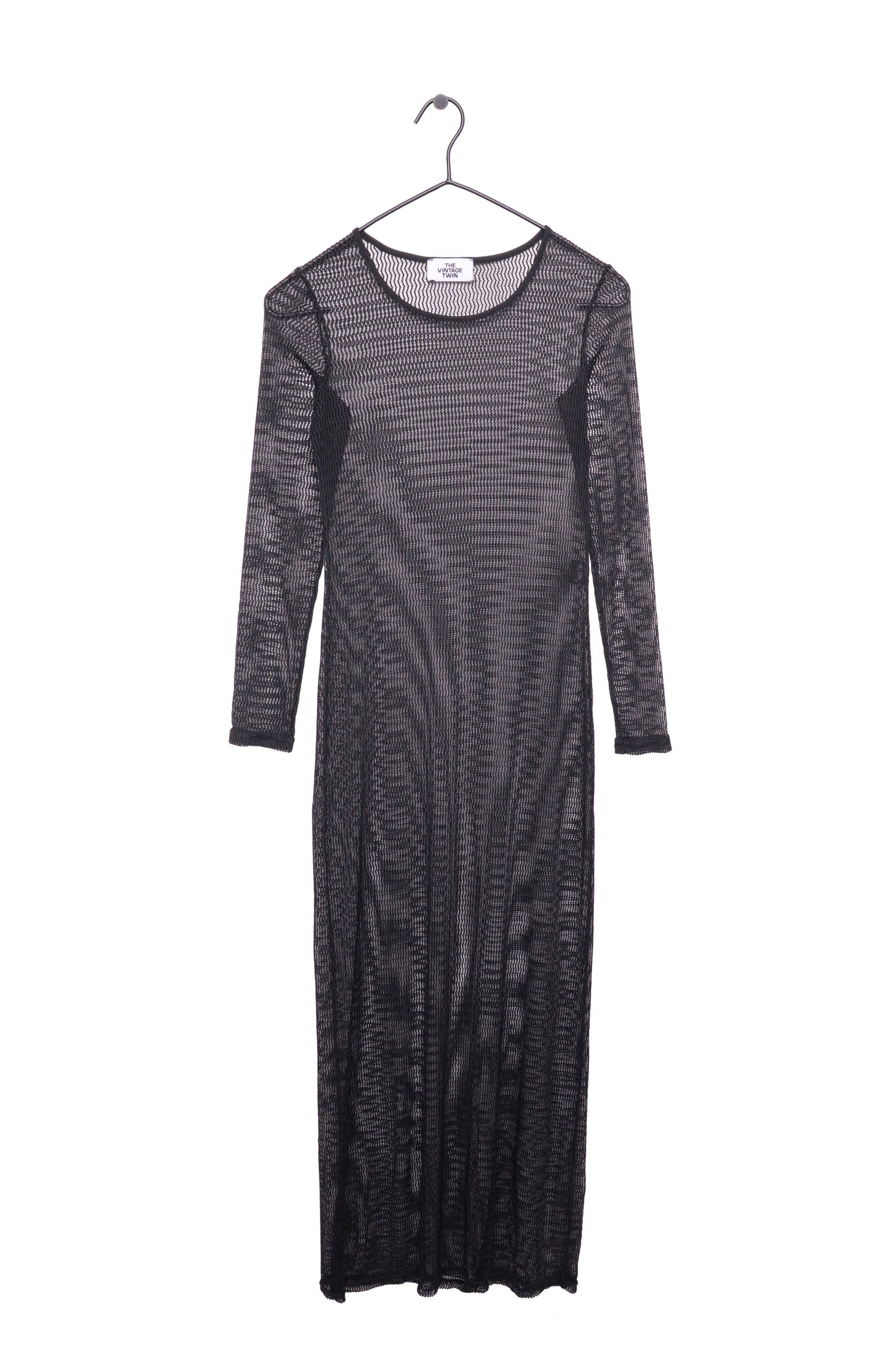 Y2K Sheer Mesh Maxi Dress Free Shipping - The Vintage Twin Y2K Sheer Mesh Maxi Dress Free Shipping - The Vintage Twin